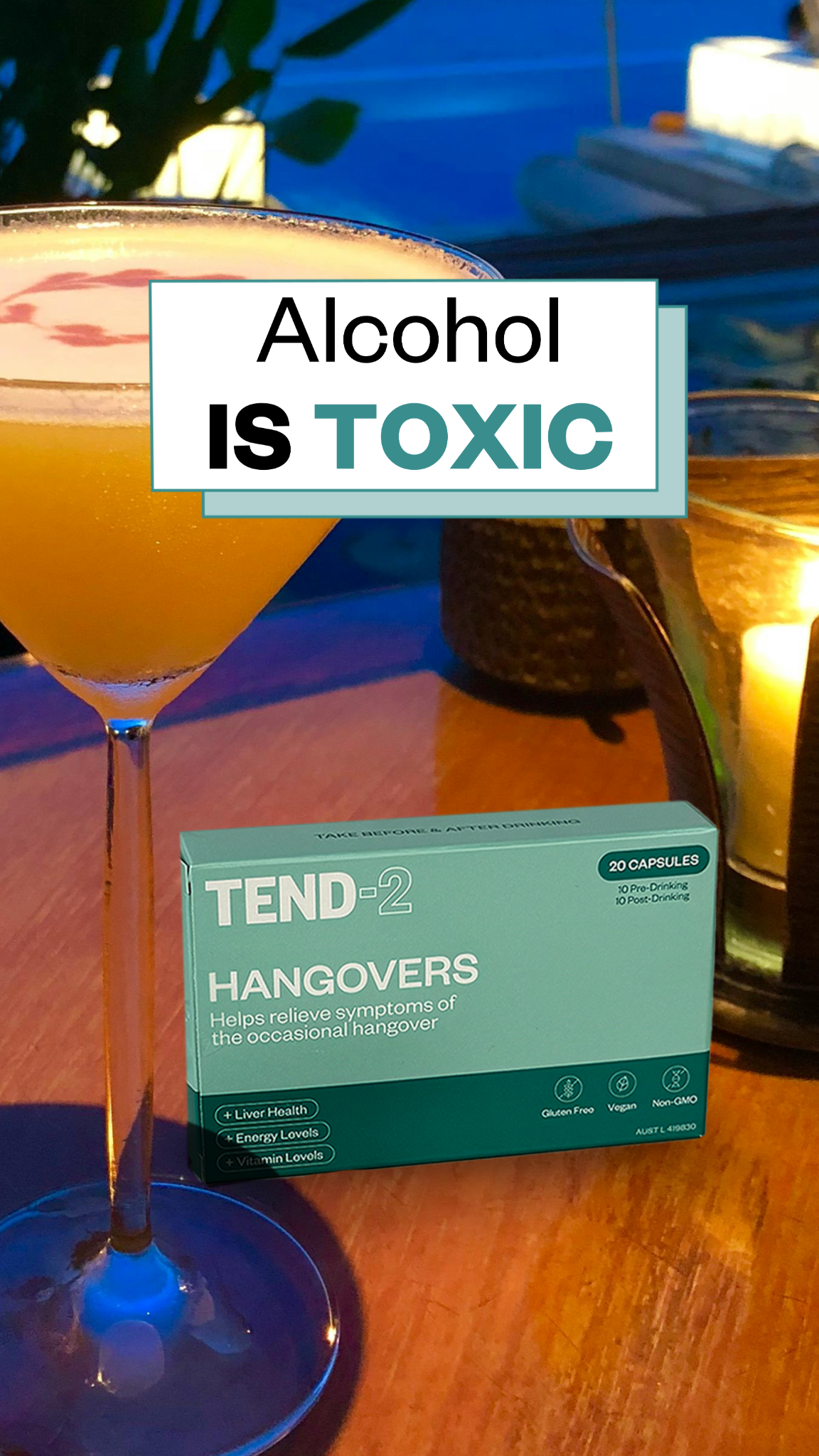Tend-2 Facebook ad