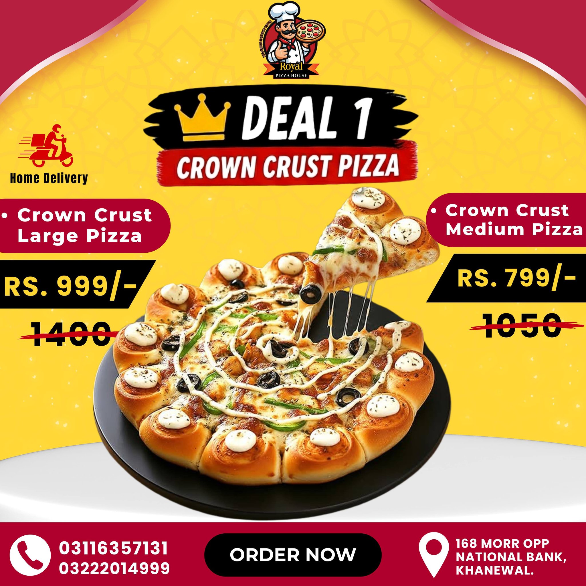 Royal Pizza House Facebook ad