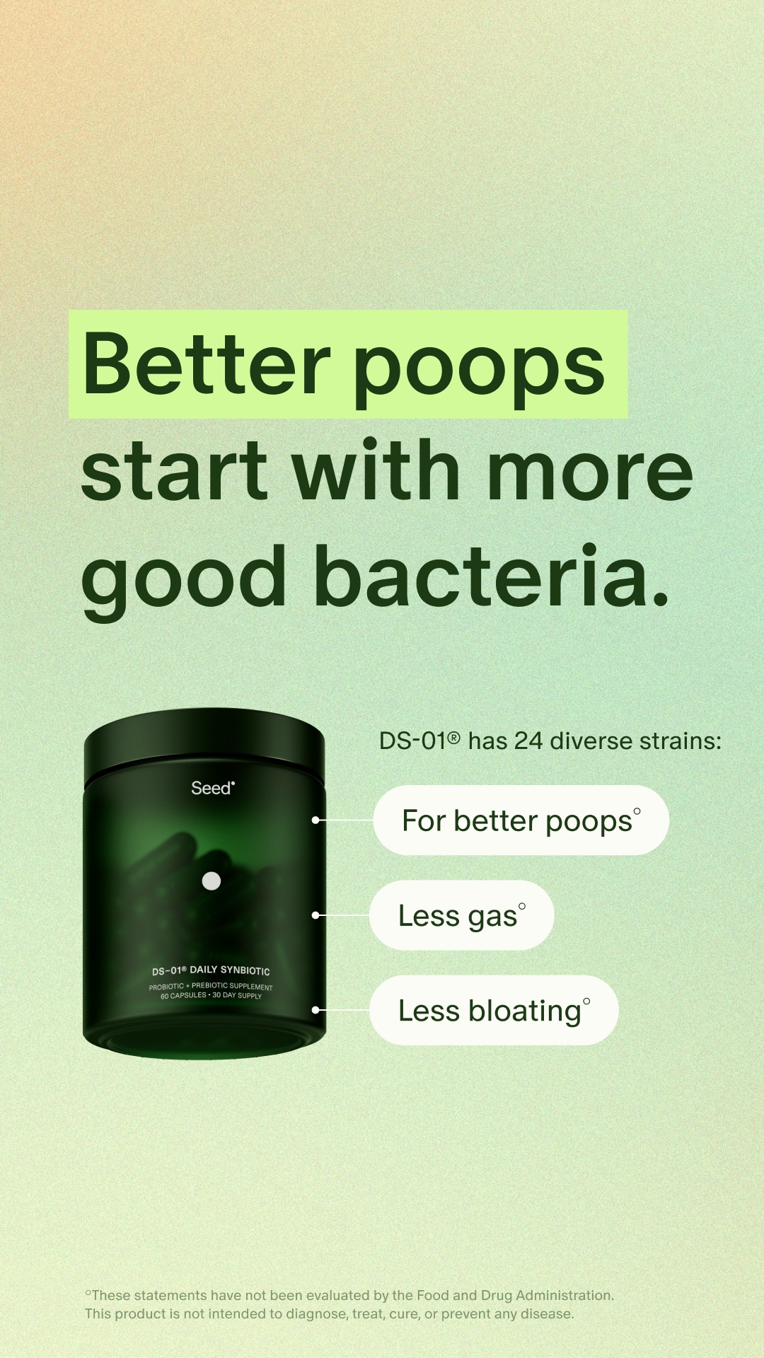 Seed Facebook ad: #1 Digestive Health Probiotic