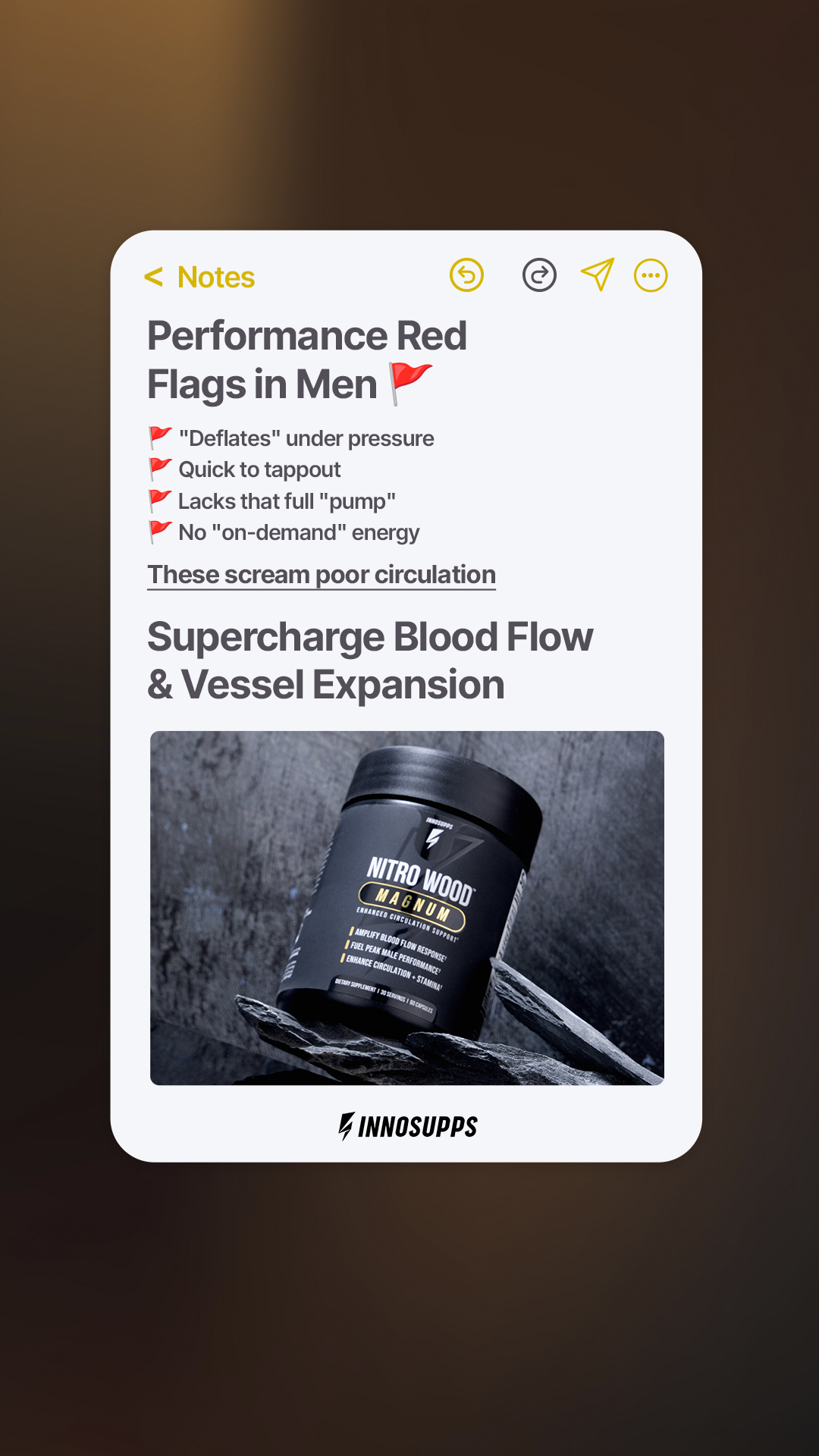 Men's Health By Inno Supps Facebook ad