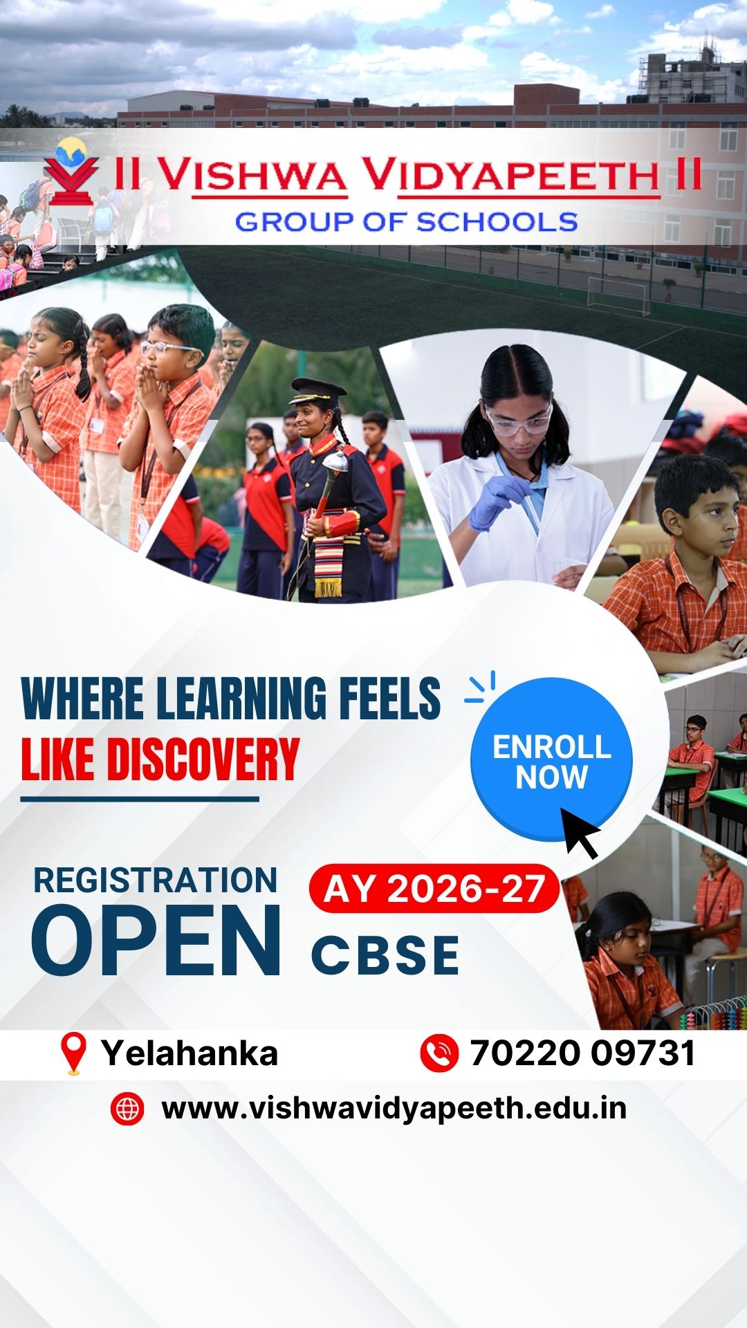 Vishwa Vidyapeeth CBSE Facebook ad