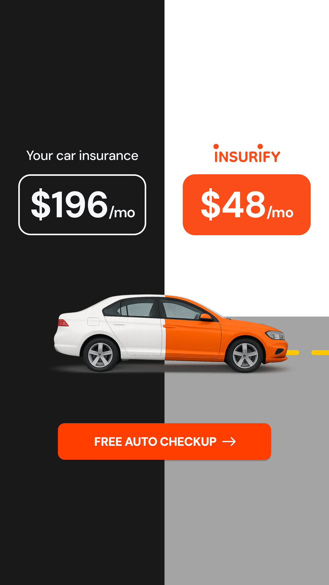 Insurify Facebook ad