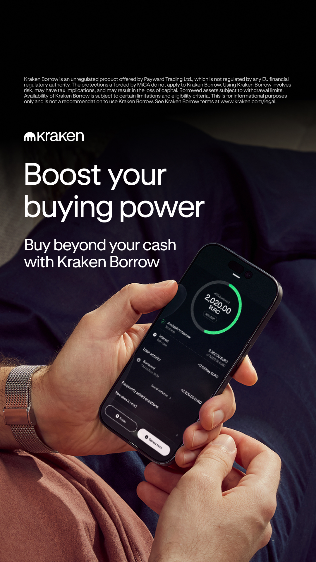 Kraken Digital Asset Exchange Facebook ad