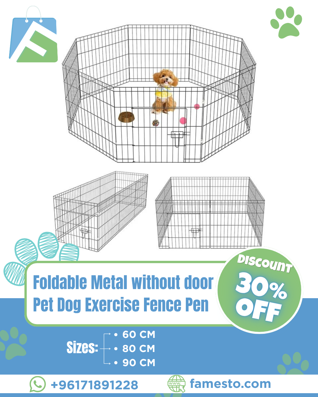 Famesto Facebook ad: New Pet Collection Alert!
