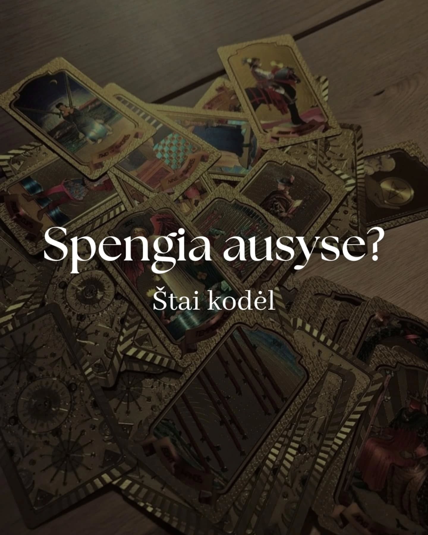 Tarot Thelema Facebook ad: Jei žinai, kad spengimas ausyse ne dėl sveikatos…