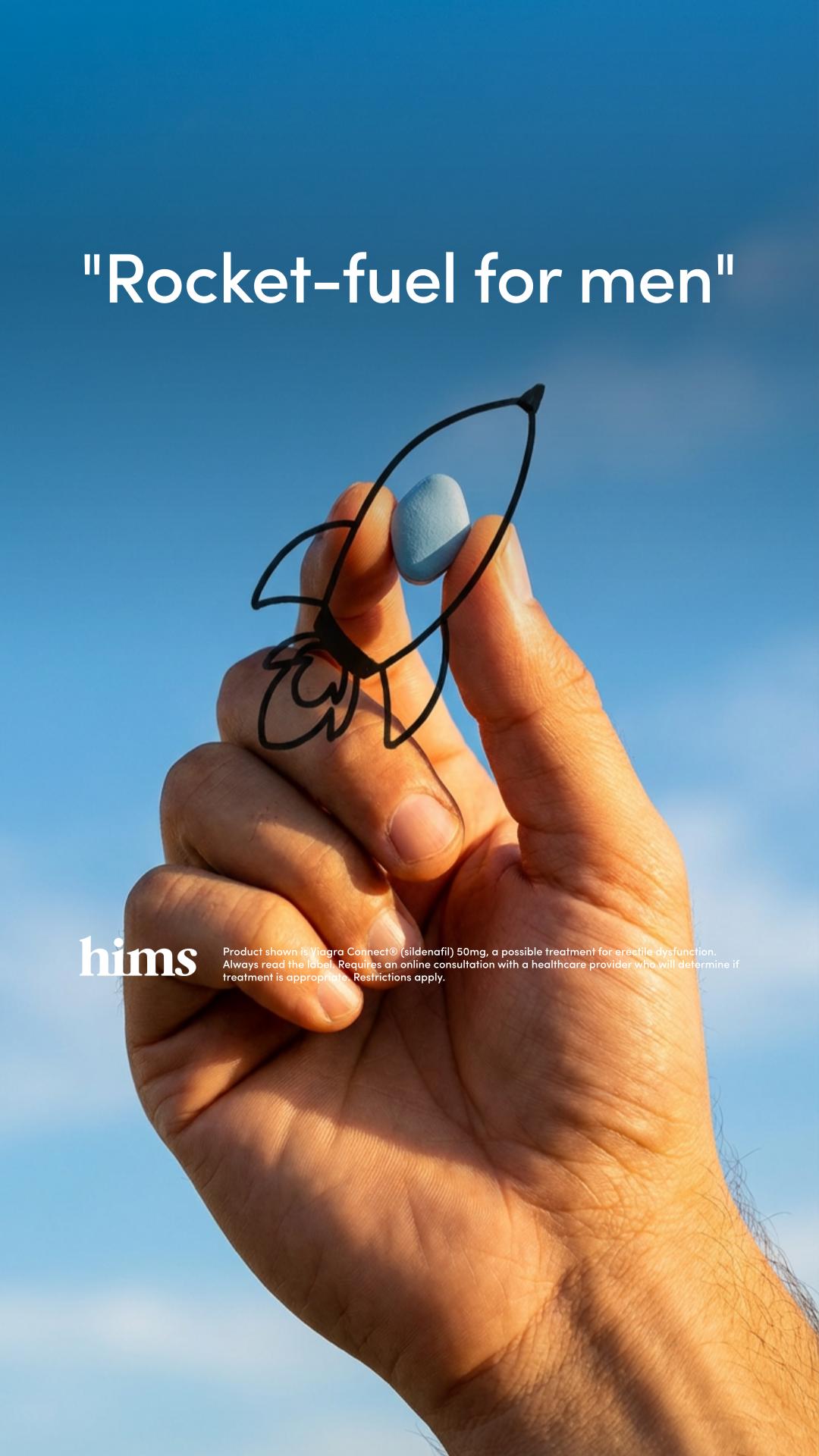 hims Facebook ad