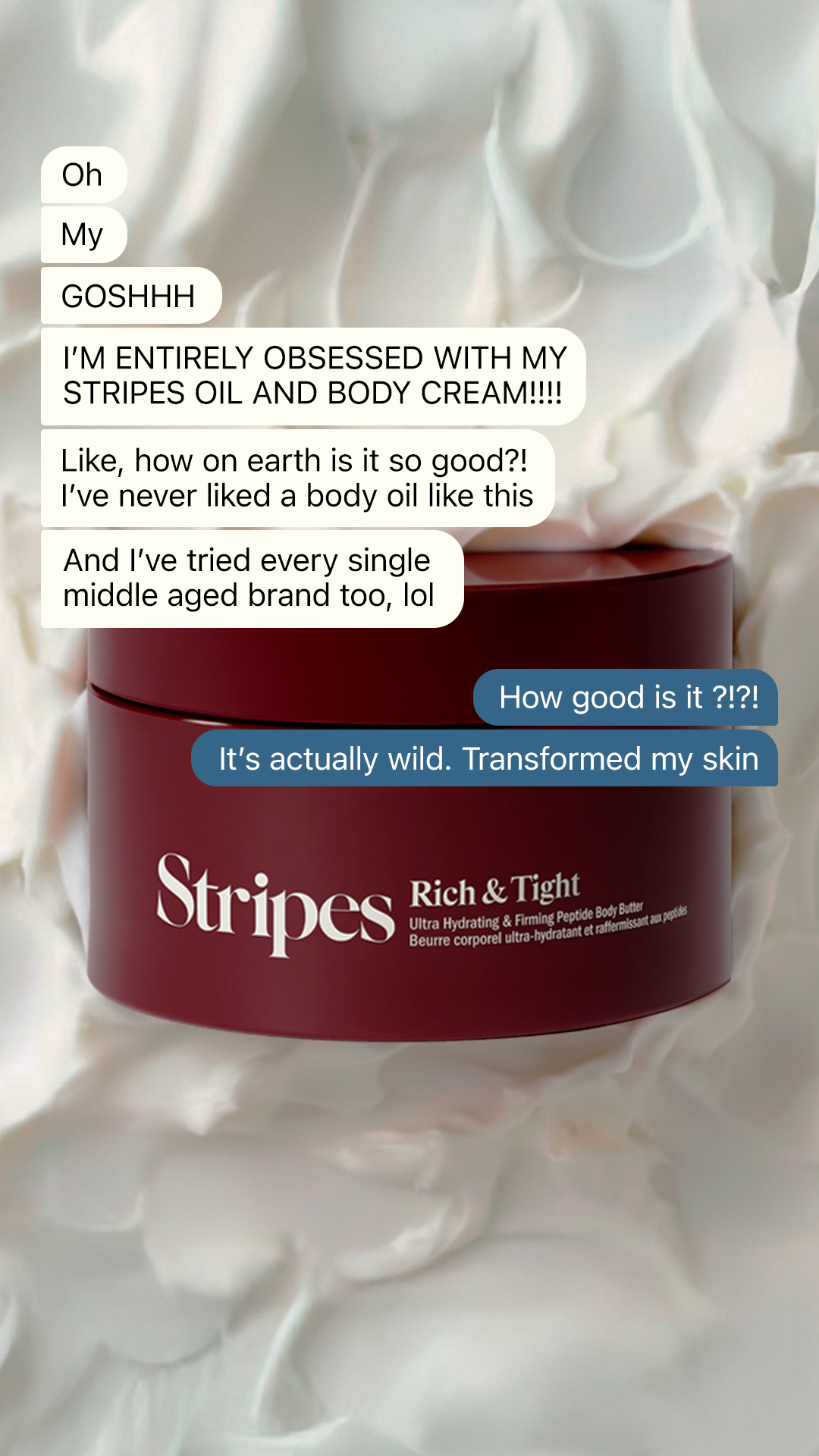 Stripes Beauty Facebook ad