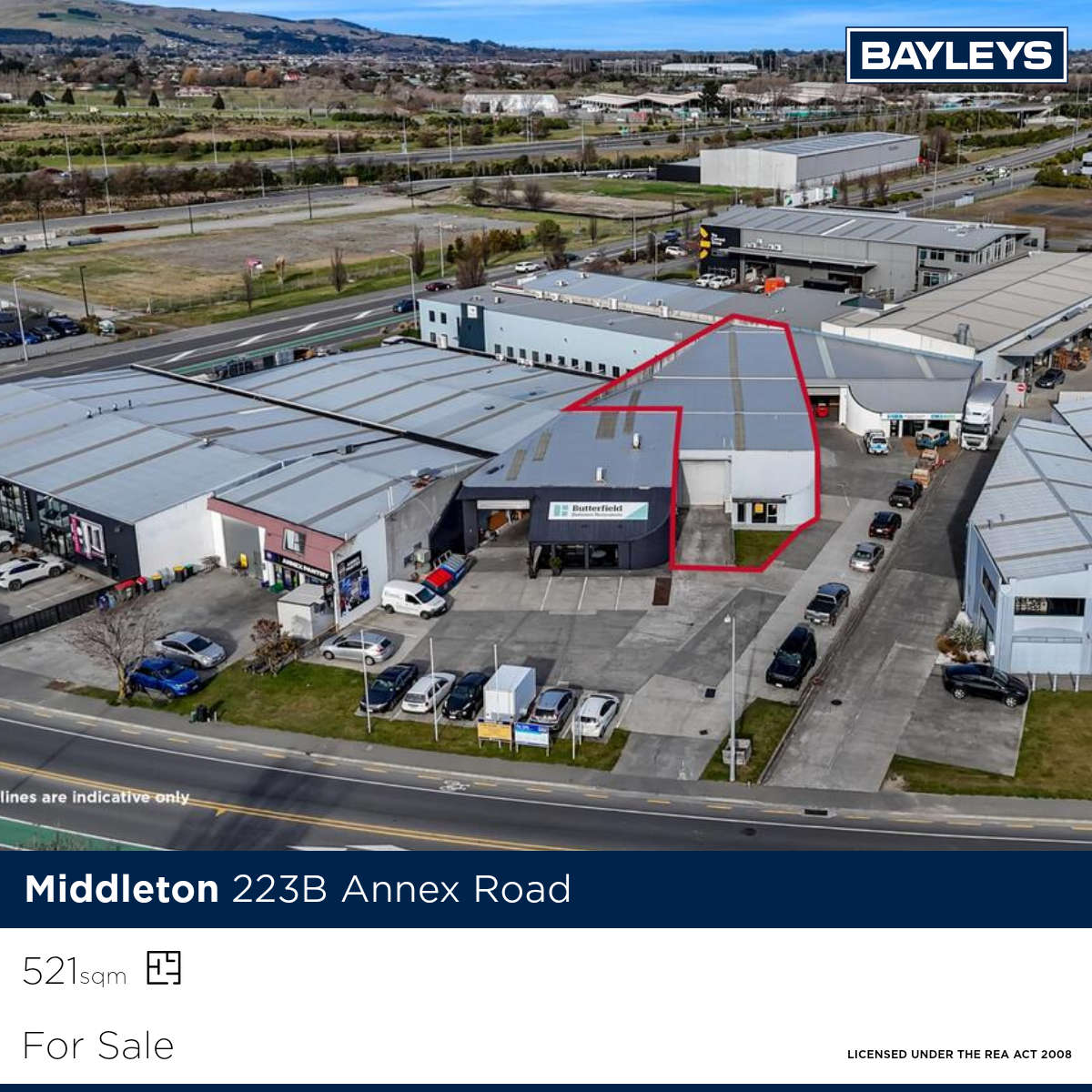 Bayleys Canterbury Commercial Facebook ad from Aug 9, 2026