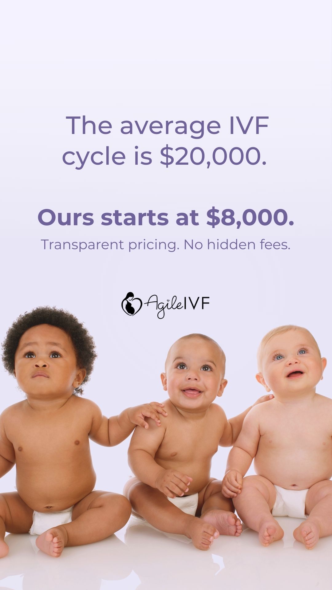 Agile IVF Facebook ad from Jul 8, 2026