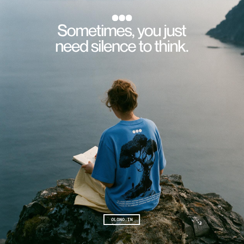 Olono.in Facebook ad: Run to your Silence