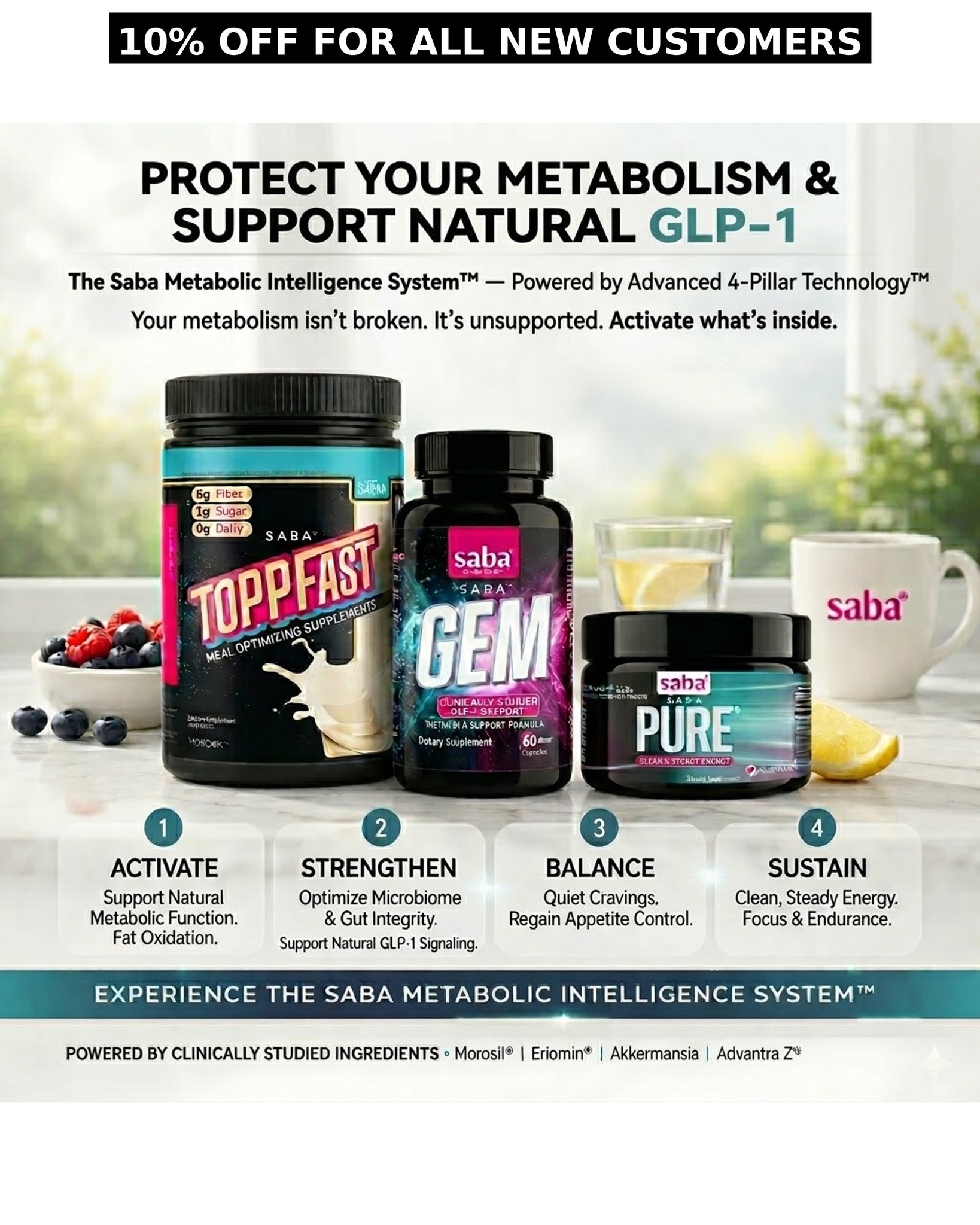 Saba Facebook ad