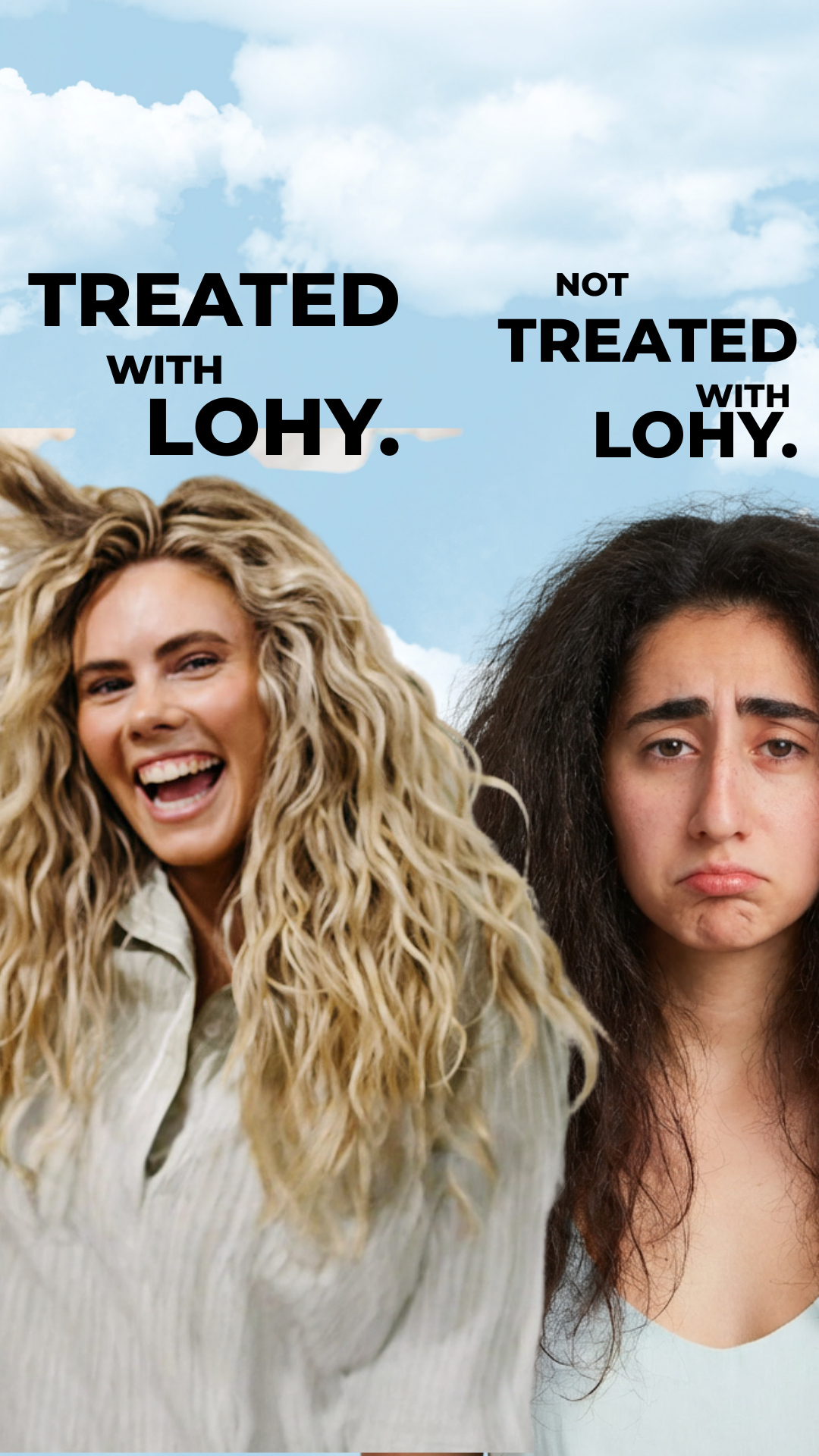 LOHY. Curls Facebook ad