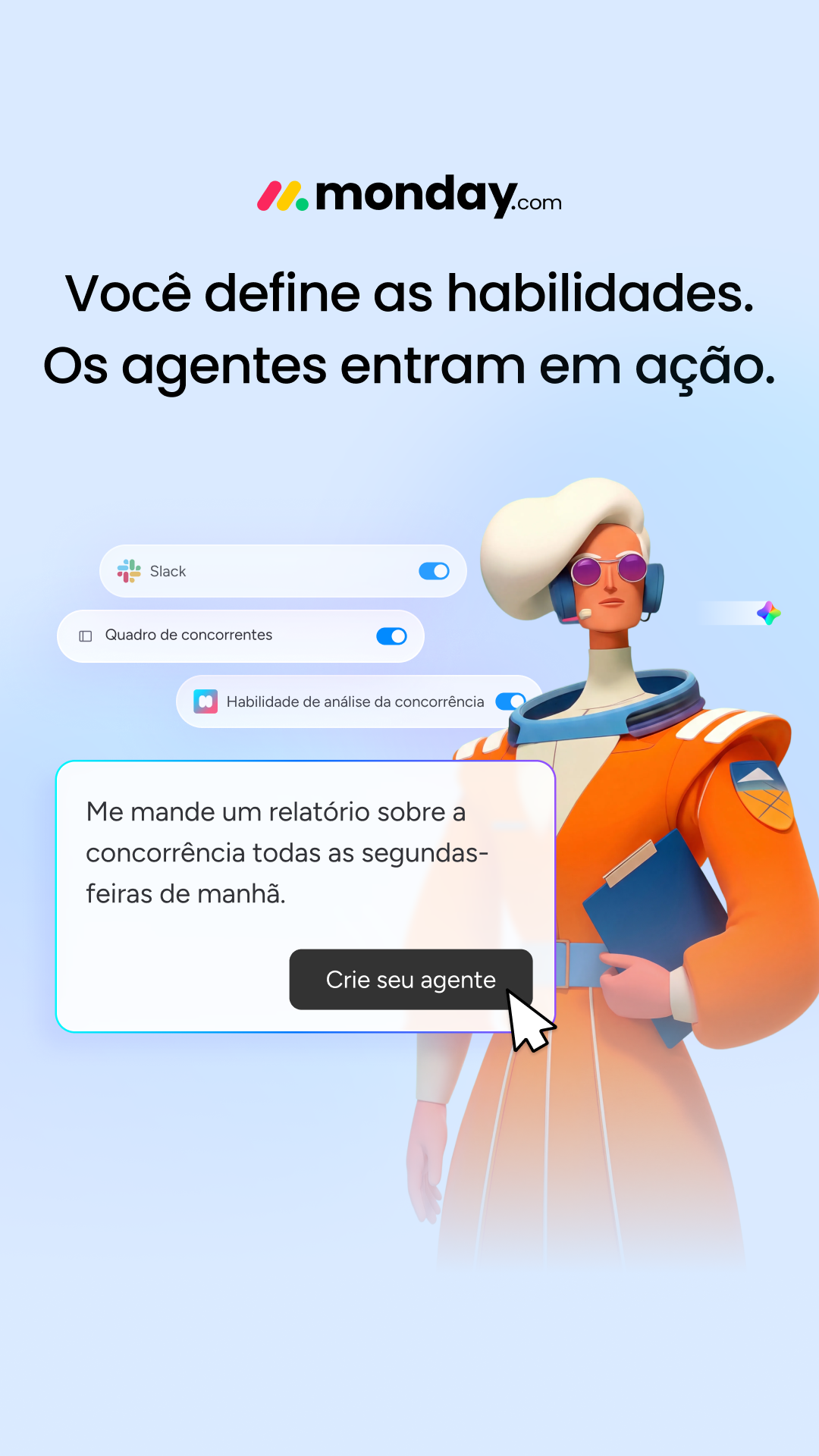 monday.com Facebook ad