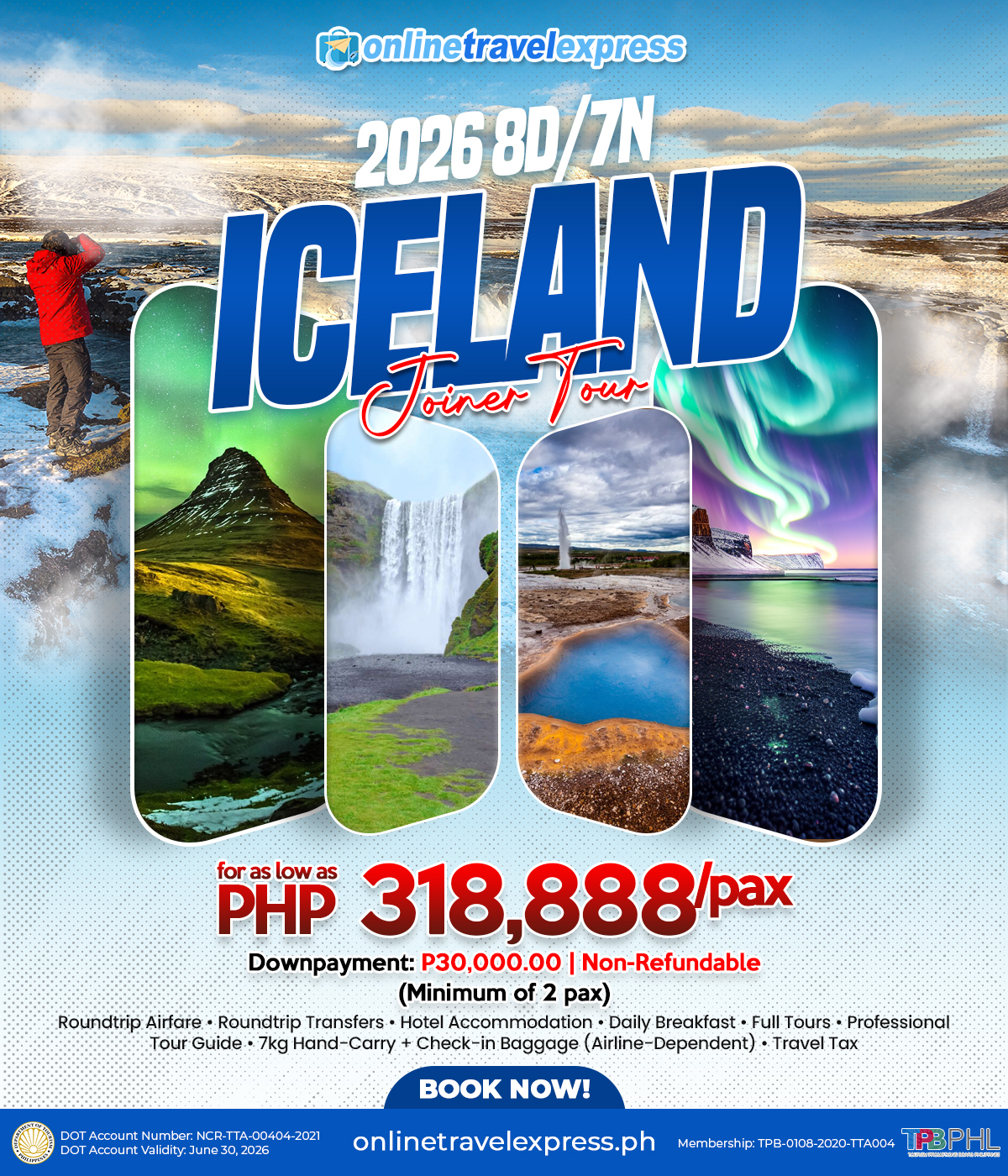 Online Travel Express Facebook ad