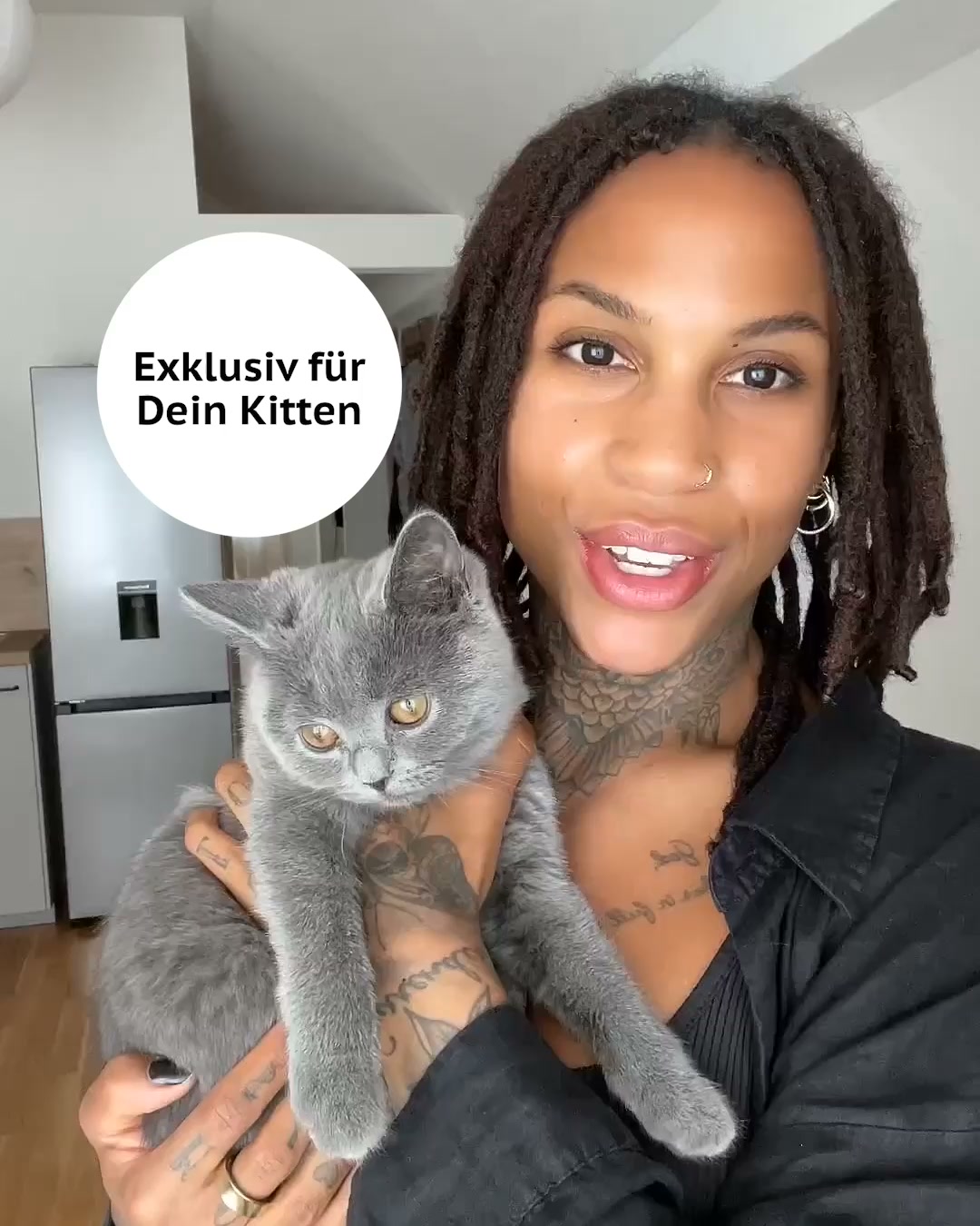 AGILA Haustierversicherung Facebook ad: Willkommenspaket für Dein Kitten