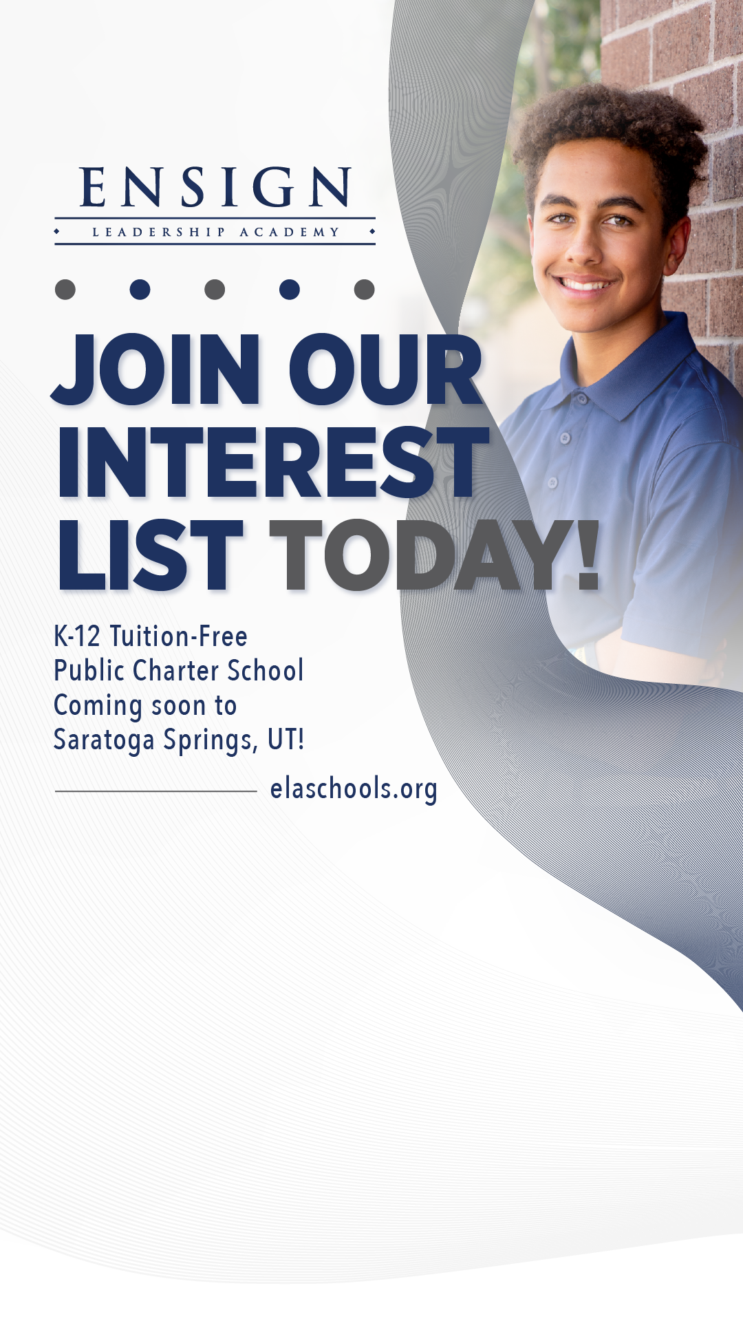 Ensign Leadership Academy K-12 Facebook ad from Feb 2, 2026