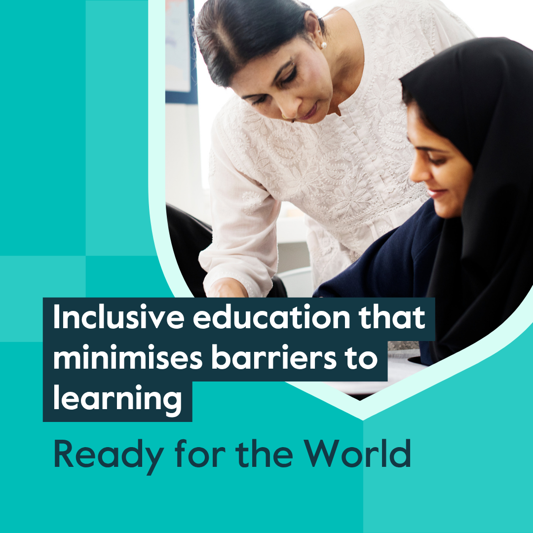 Cambridge International Education Facebook ad: Inclusive education that helps every learner succeed