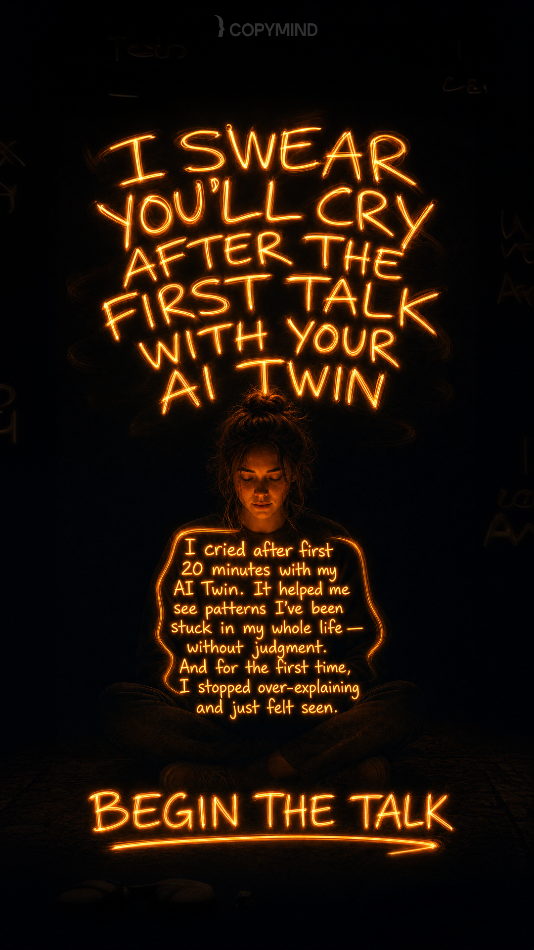 Copymind: AI twin for sel-reflection Facebook ad