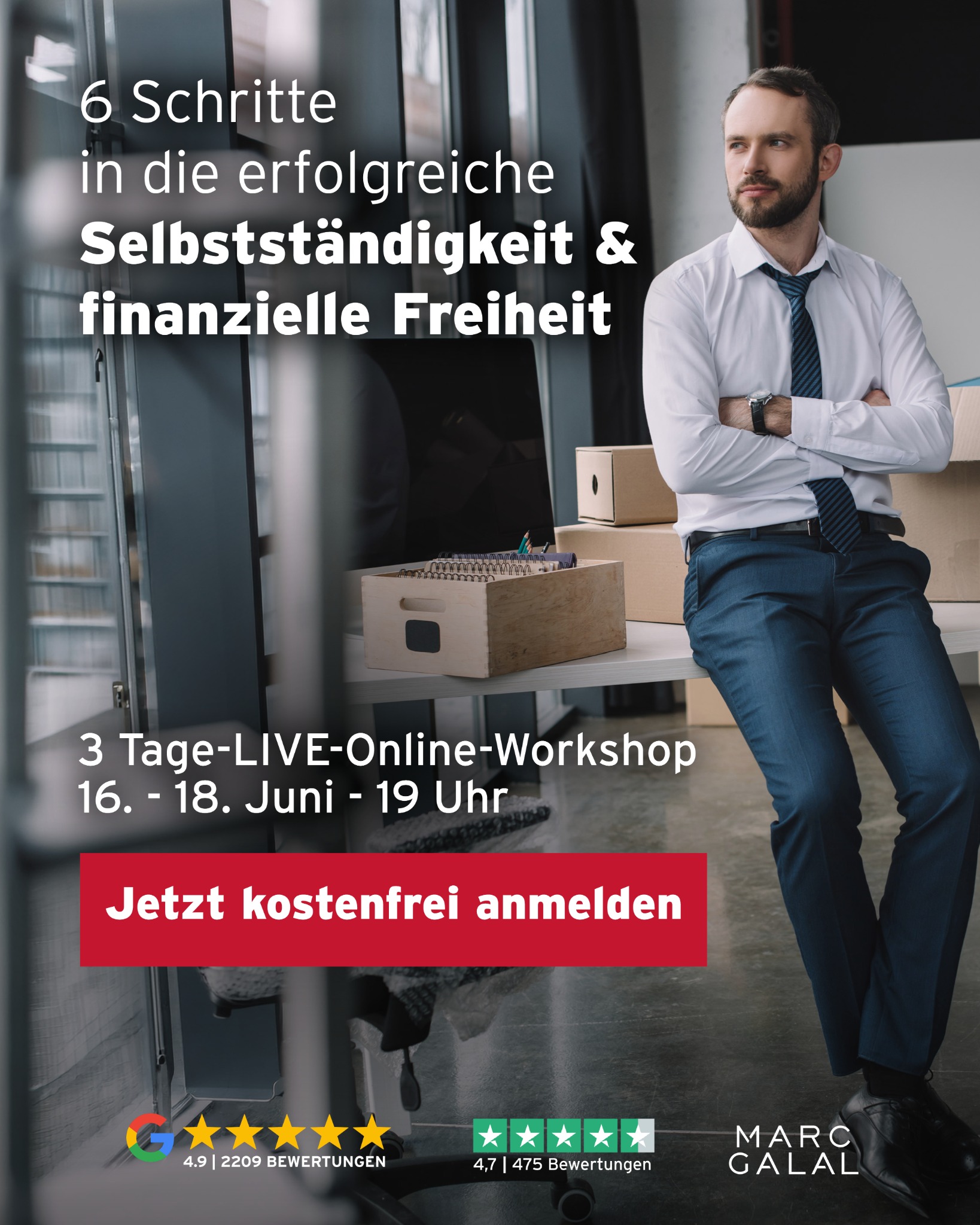 Marc Galal Facebook ad: Webinar