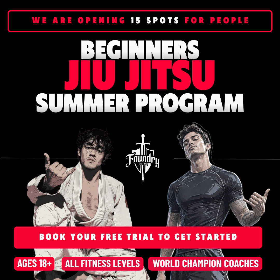 Foundry Jiu Jitsu Academy Facebook ad: BOOK YOUR FREE JIU JITSU TRIAL