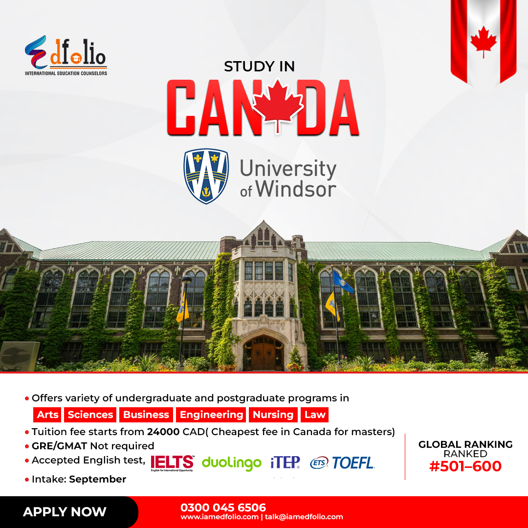 EdFolio - International Education Counselors Facebook ad: Study In Canada