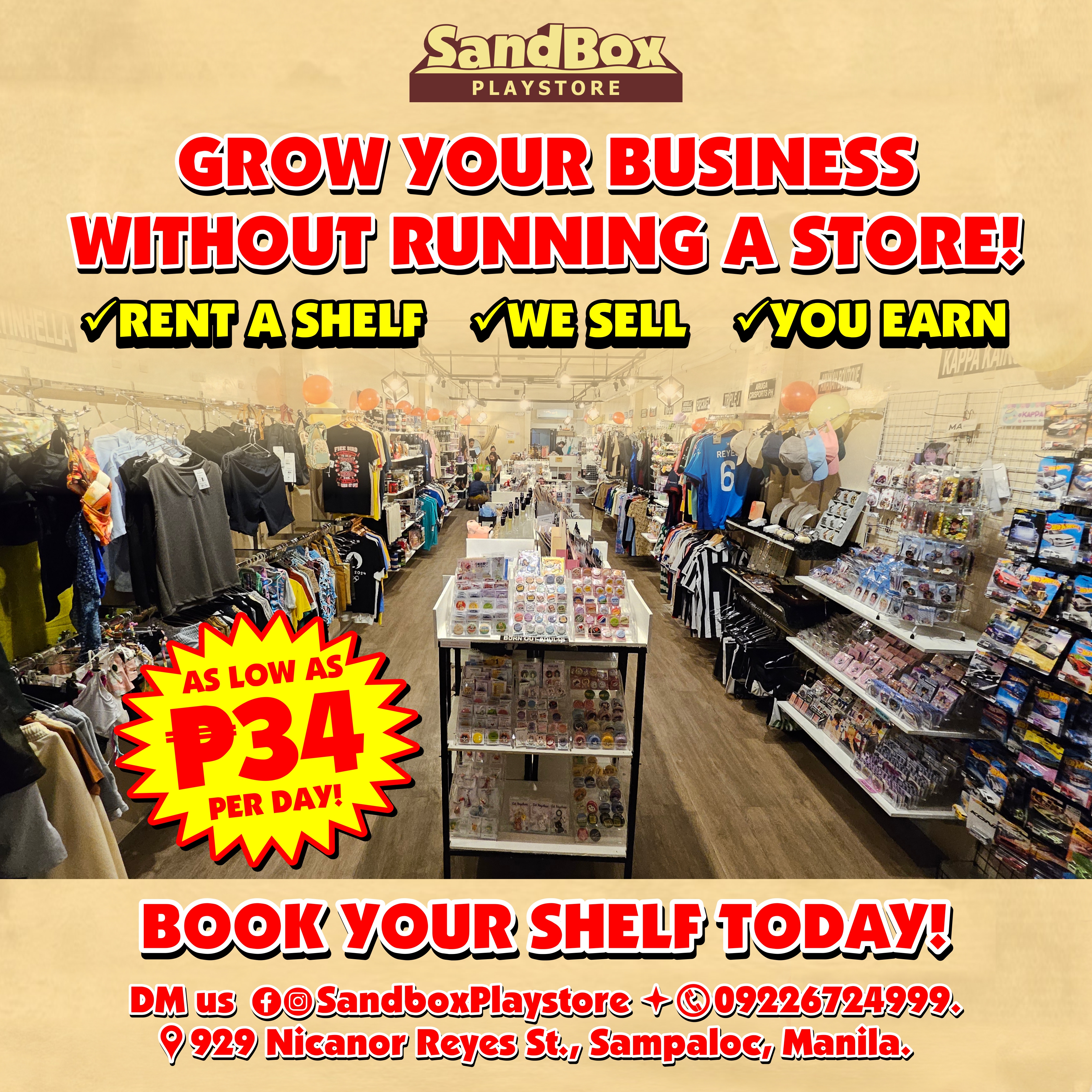 Sandbox Playstore Facebook ad: HURRY LIMITED SLOTS ONLY!