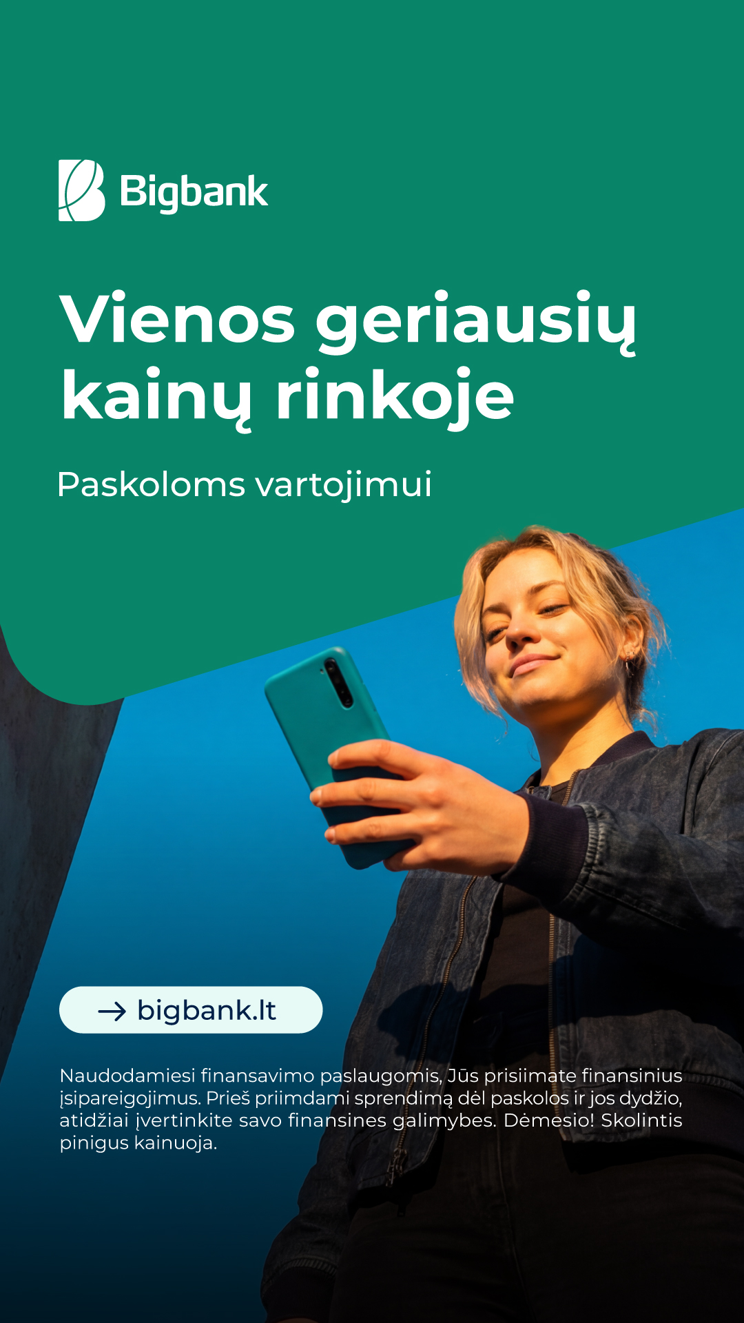 Bigbank Lietuva Facebook ad