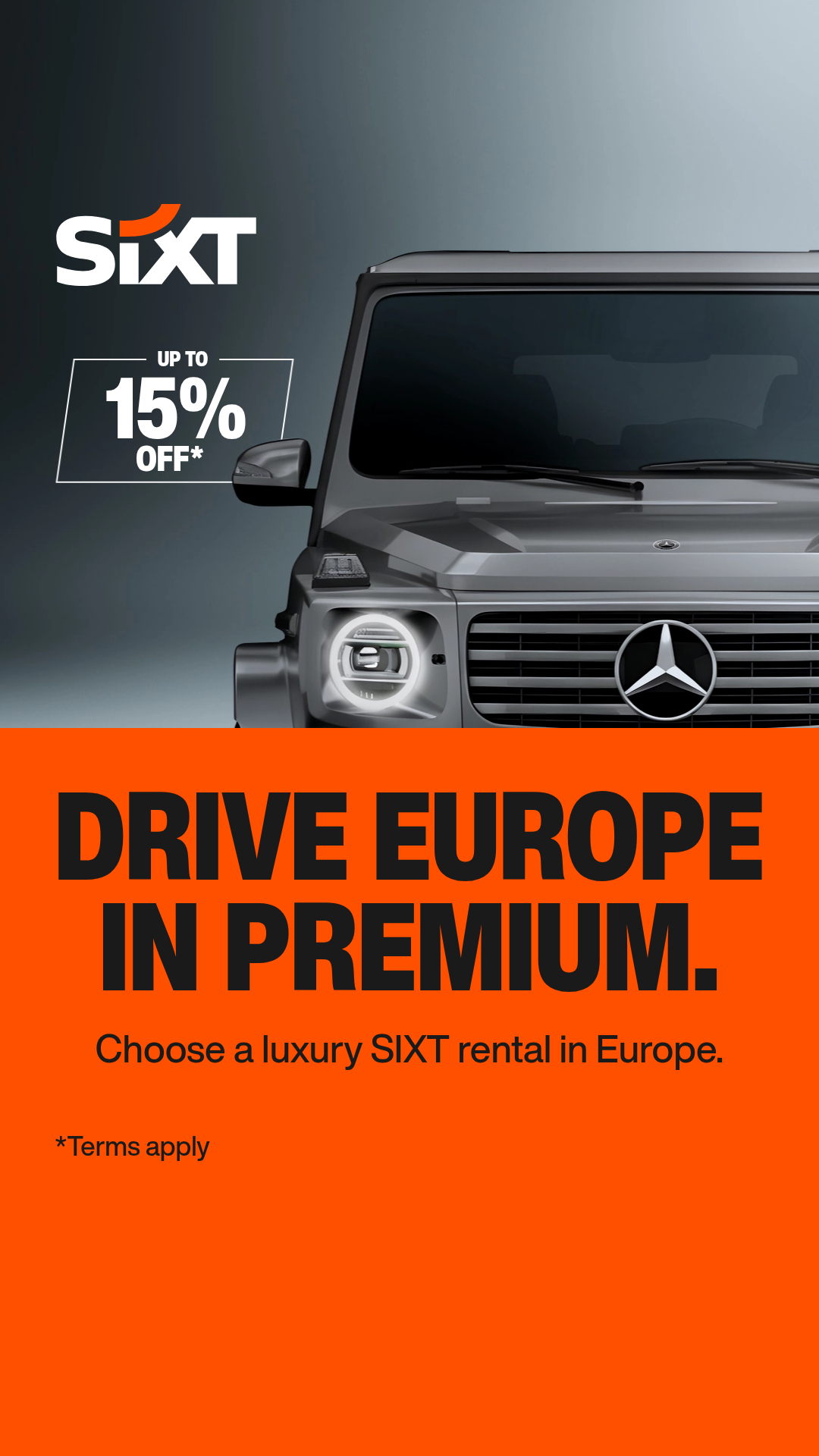 Sixt Facebook ad