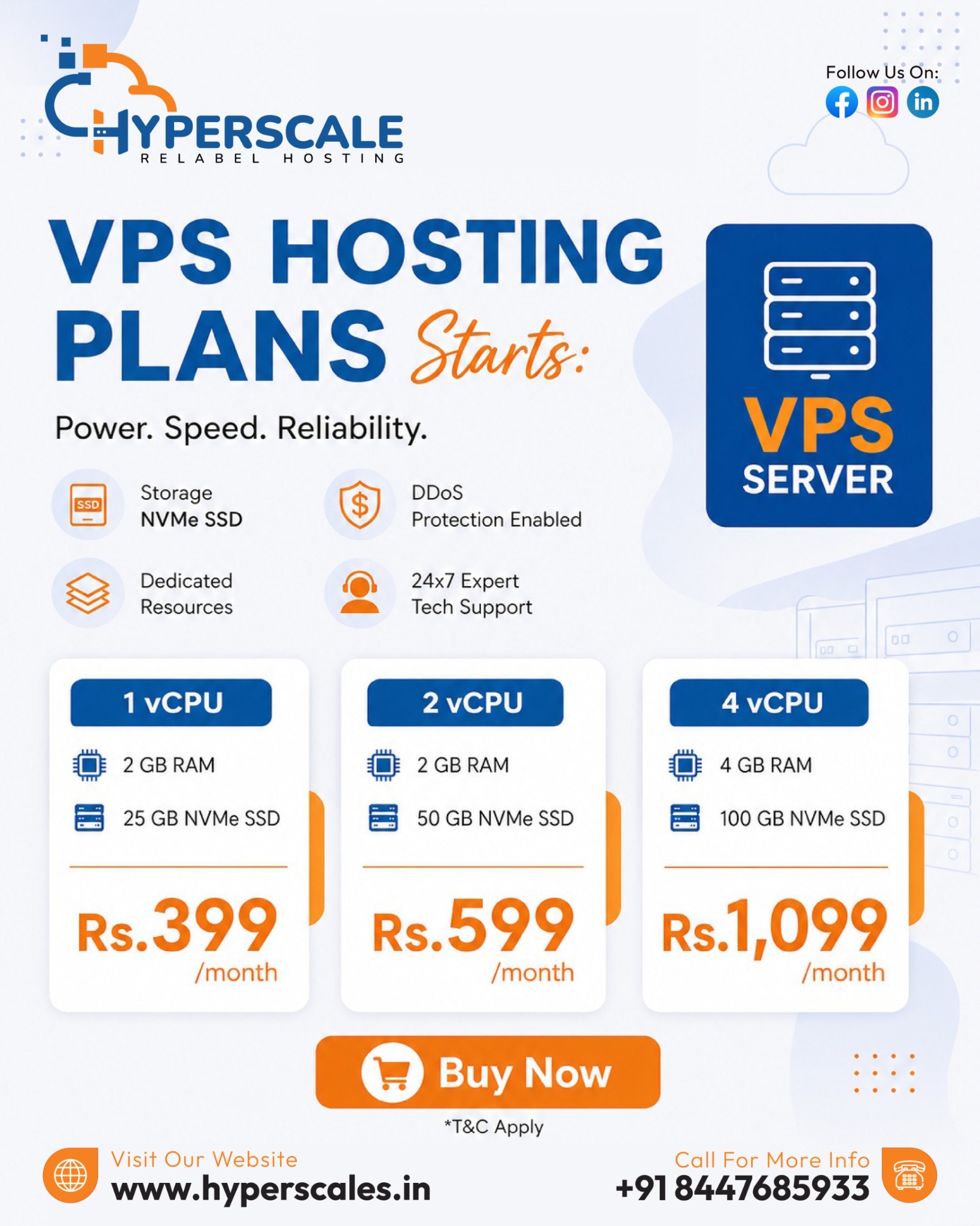 Hyperscale Relabel Hosting Facebook ad