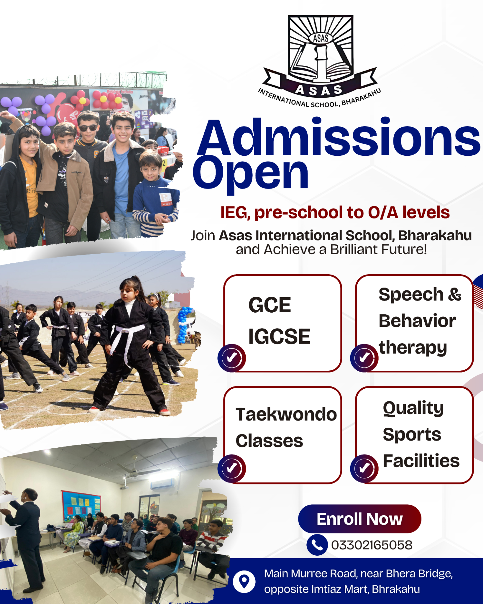 BK Asas International School Facebook ad: Limited seats, Enroll now!