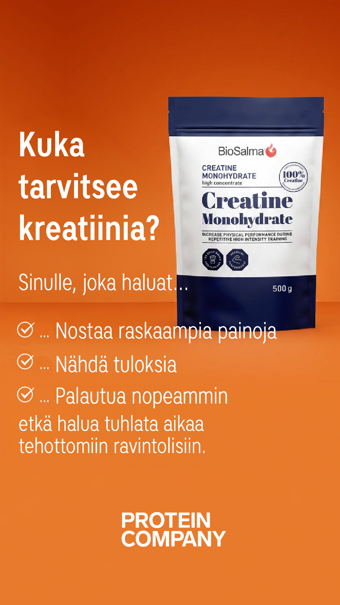 Proteincompany.fi Facebook ad