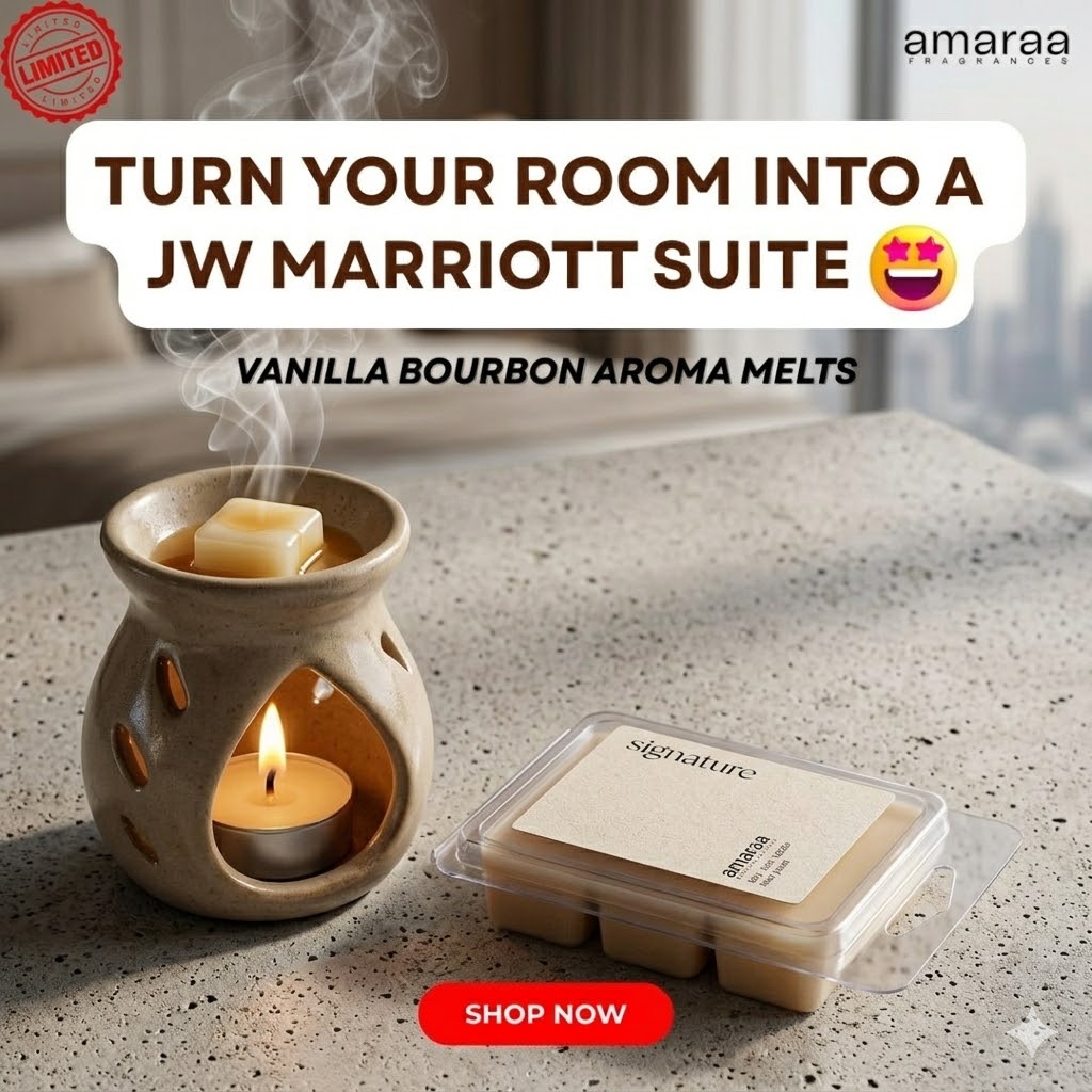 Amaraa Fragrances Facebook ad: Any 3 Aroma Melts for ₹999