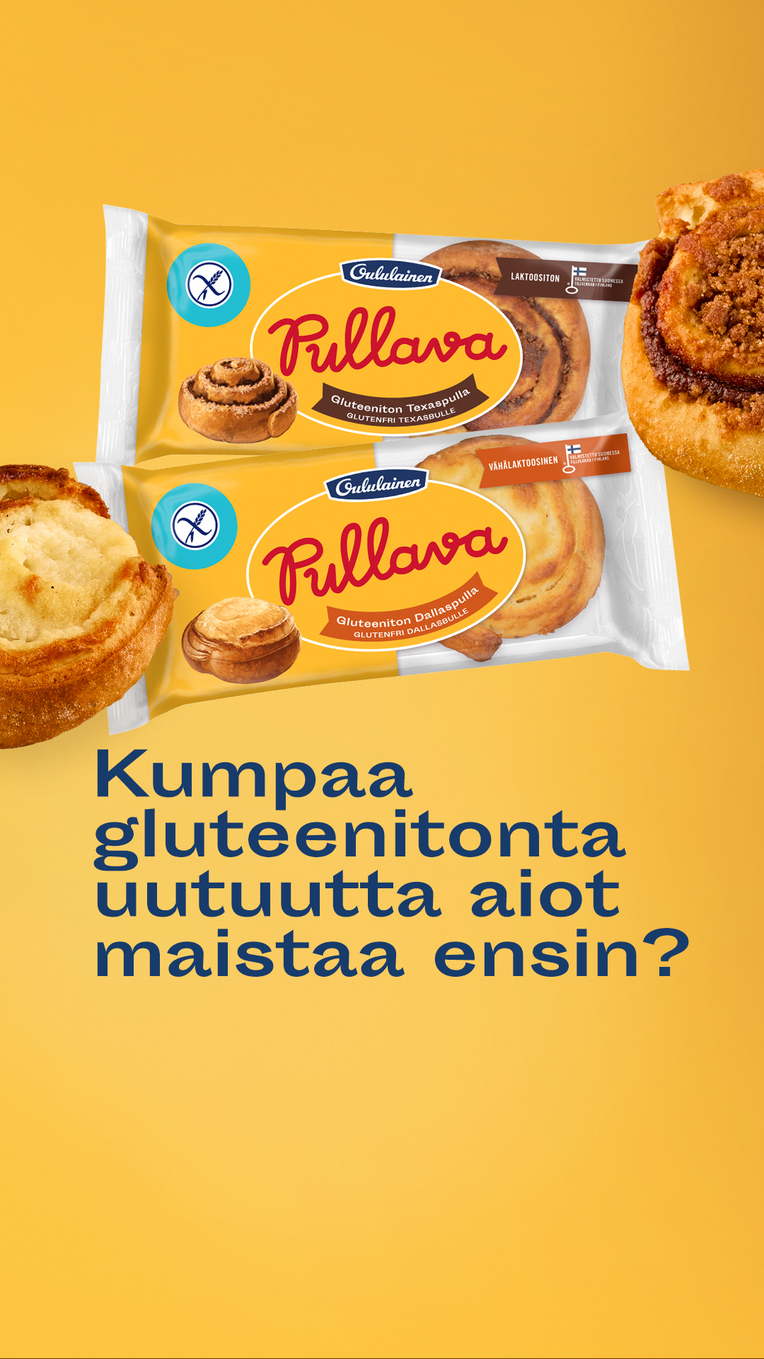 Oululainen Facebook ad: Nyt gluteenittomana!