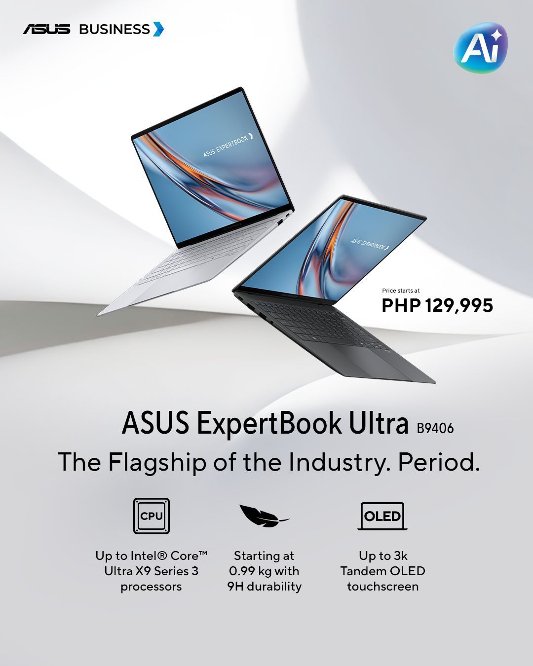 ASUS Business Facebook ad