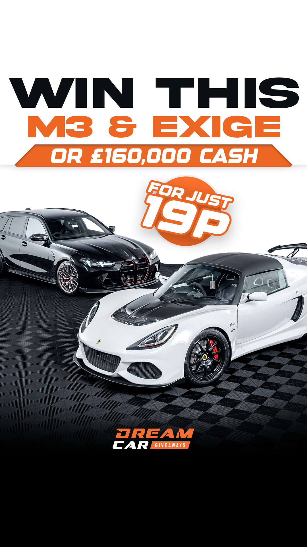 Dream Car Giveaways Facebook ad