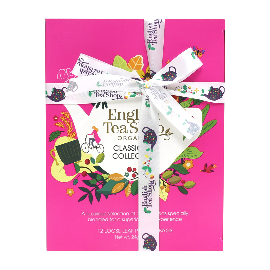 English Tea Shop Facebook ad: Discover our organic tea collection