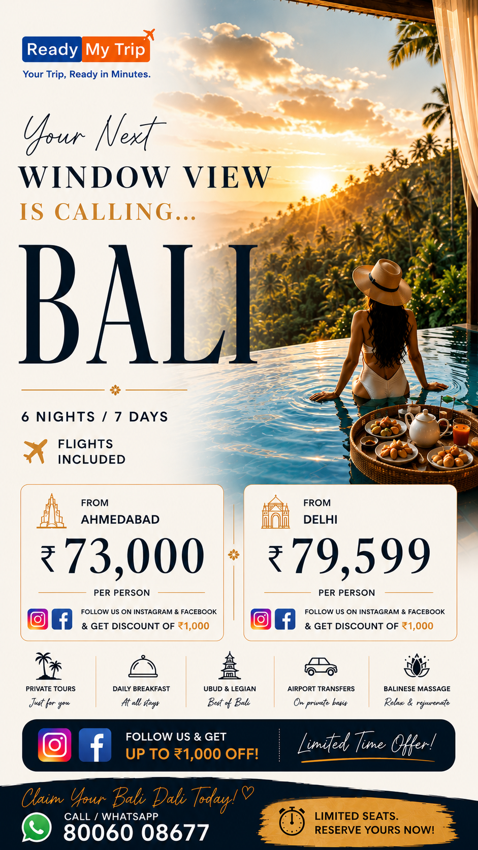 Readymytrip Pvt Ltd Facebook ad from Jul 13, 2026