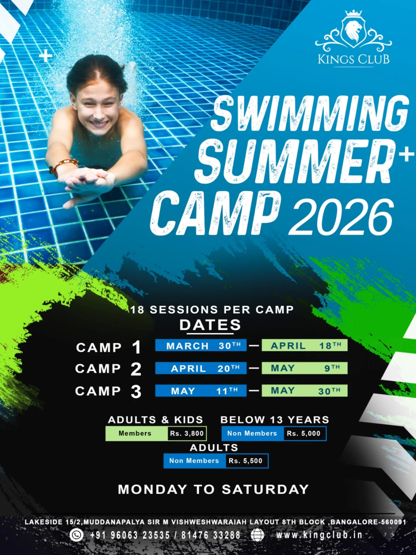 Kings Club Facebook ad: Make a Splash This Summer!
