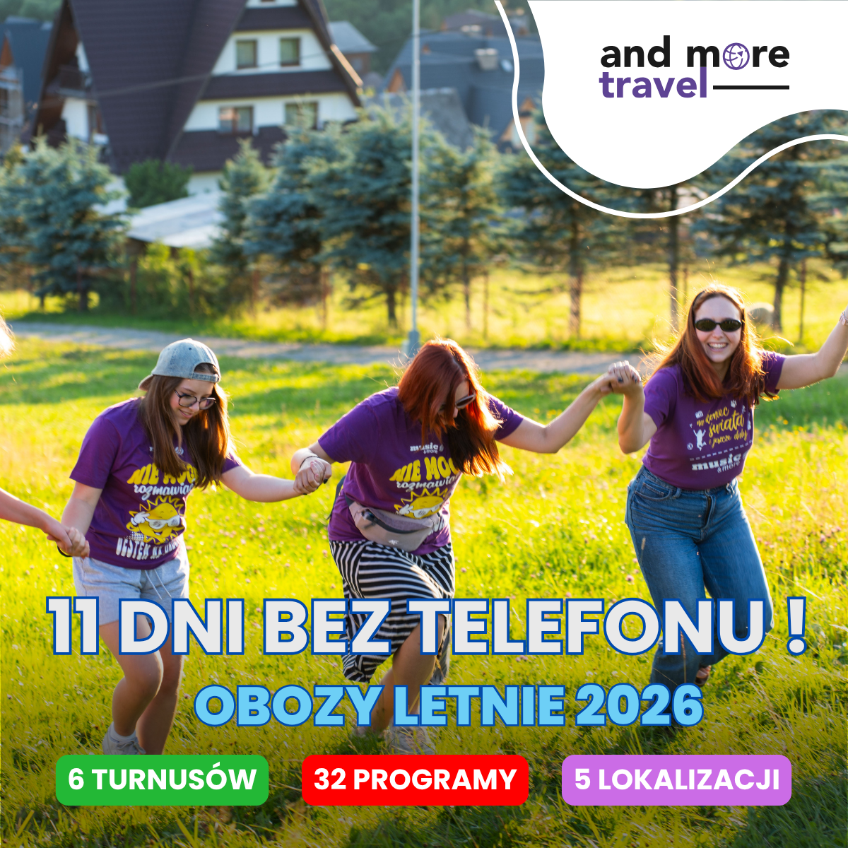 And More travel Facebook ad: Prawdziwe wakacje zaczynają się tutaj!