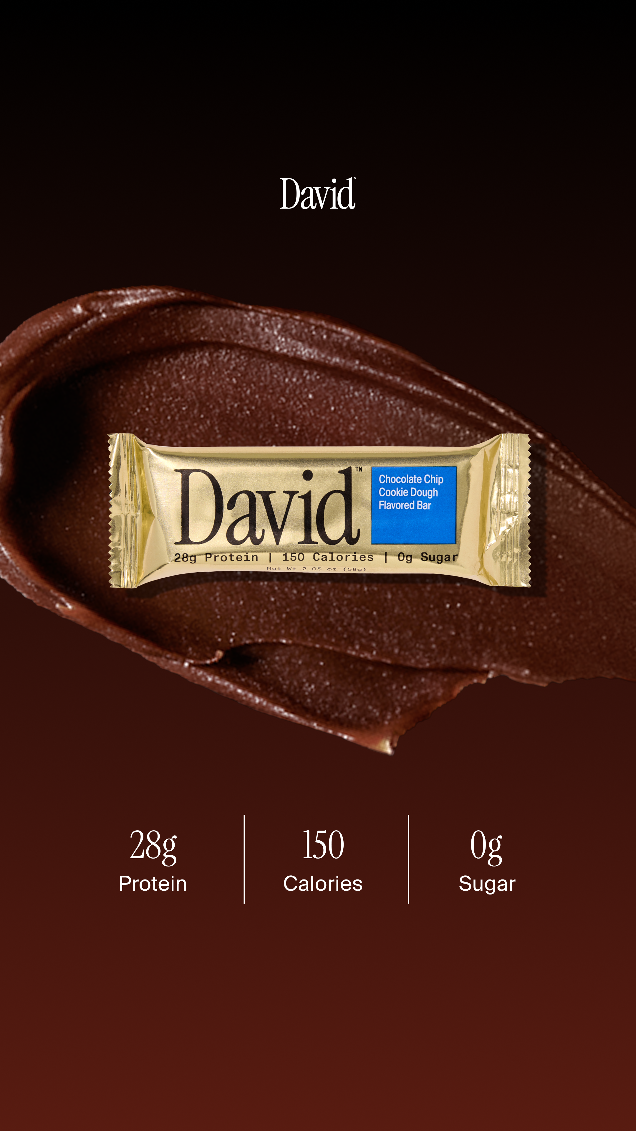 David Protein Facebook ad