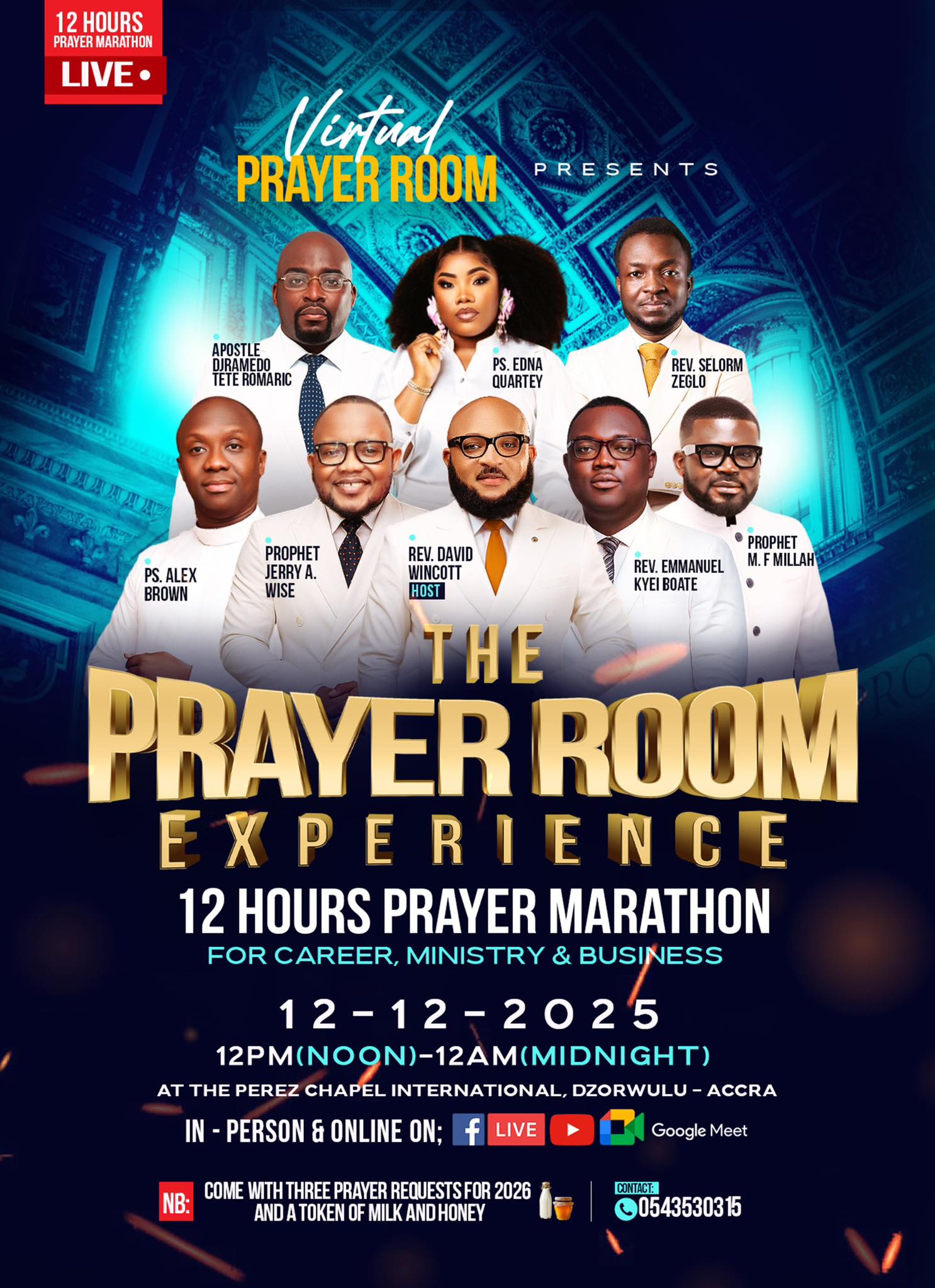 Virtual Prayer Room Facebook ad: THE PRAYER ROOM EXPERIENCE