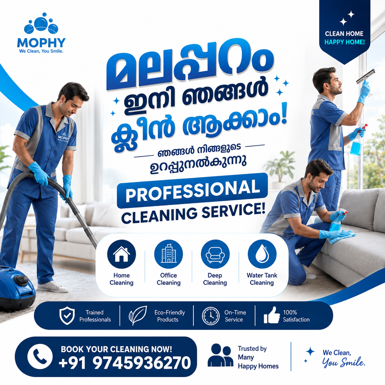 MOPHY Cleaning Services Facebook ad