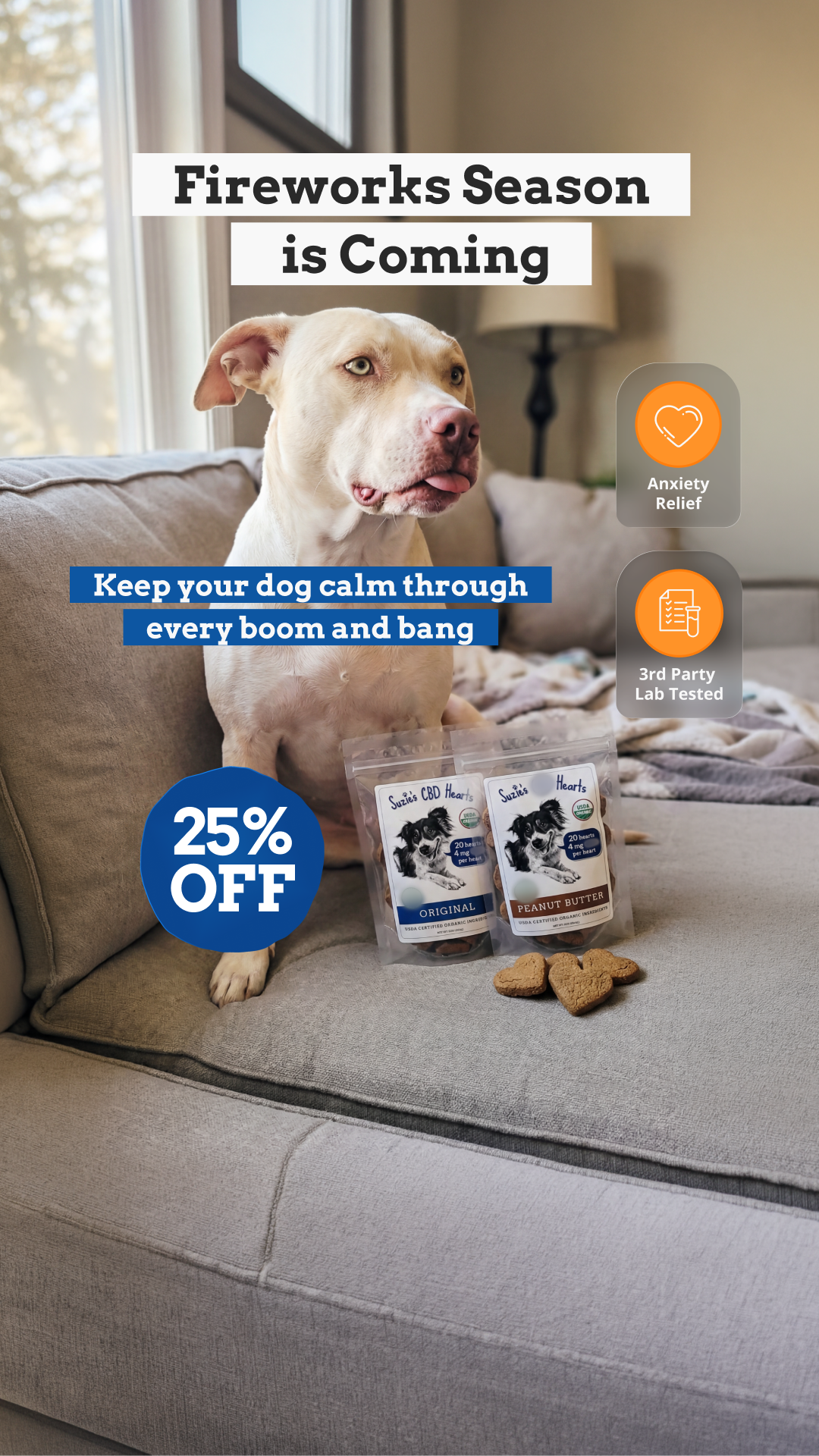 Suzie's Pet Treats Facebook ad