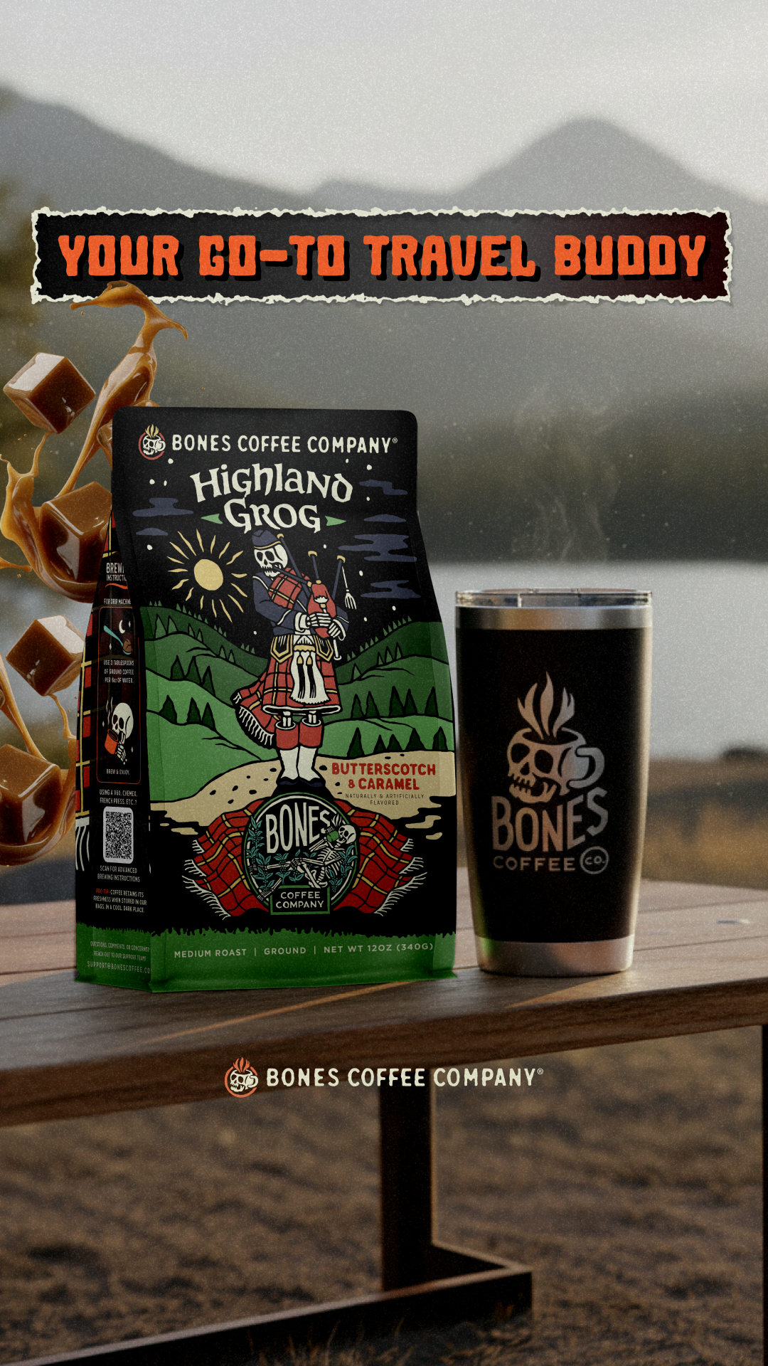 Bones Coffee Company Facebook ad