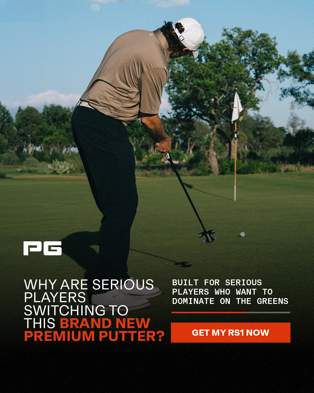 Performance Golf Facebook ad