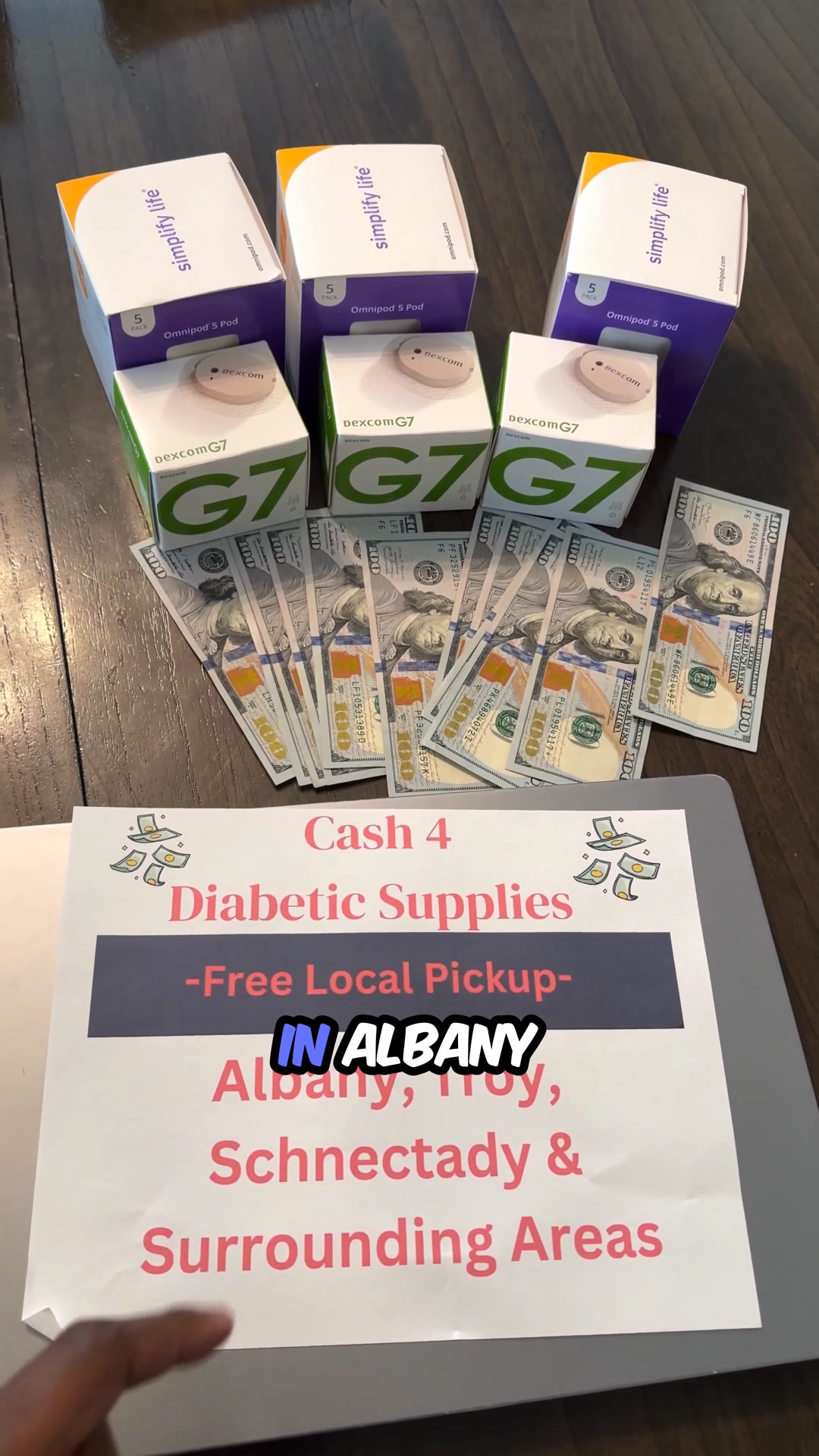 Cash For Diabetic Test Strips Albany NY Facebook ad