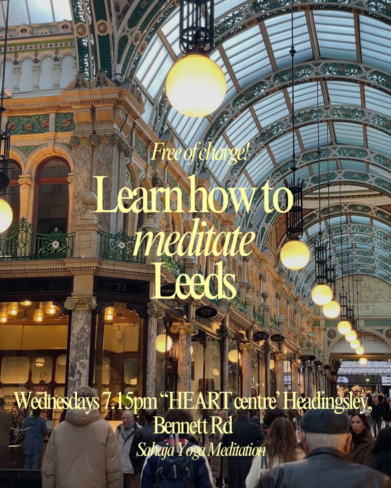 learntomeditateuk Facebook ad: New free meditation course starting 16 September!