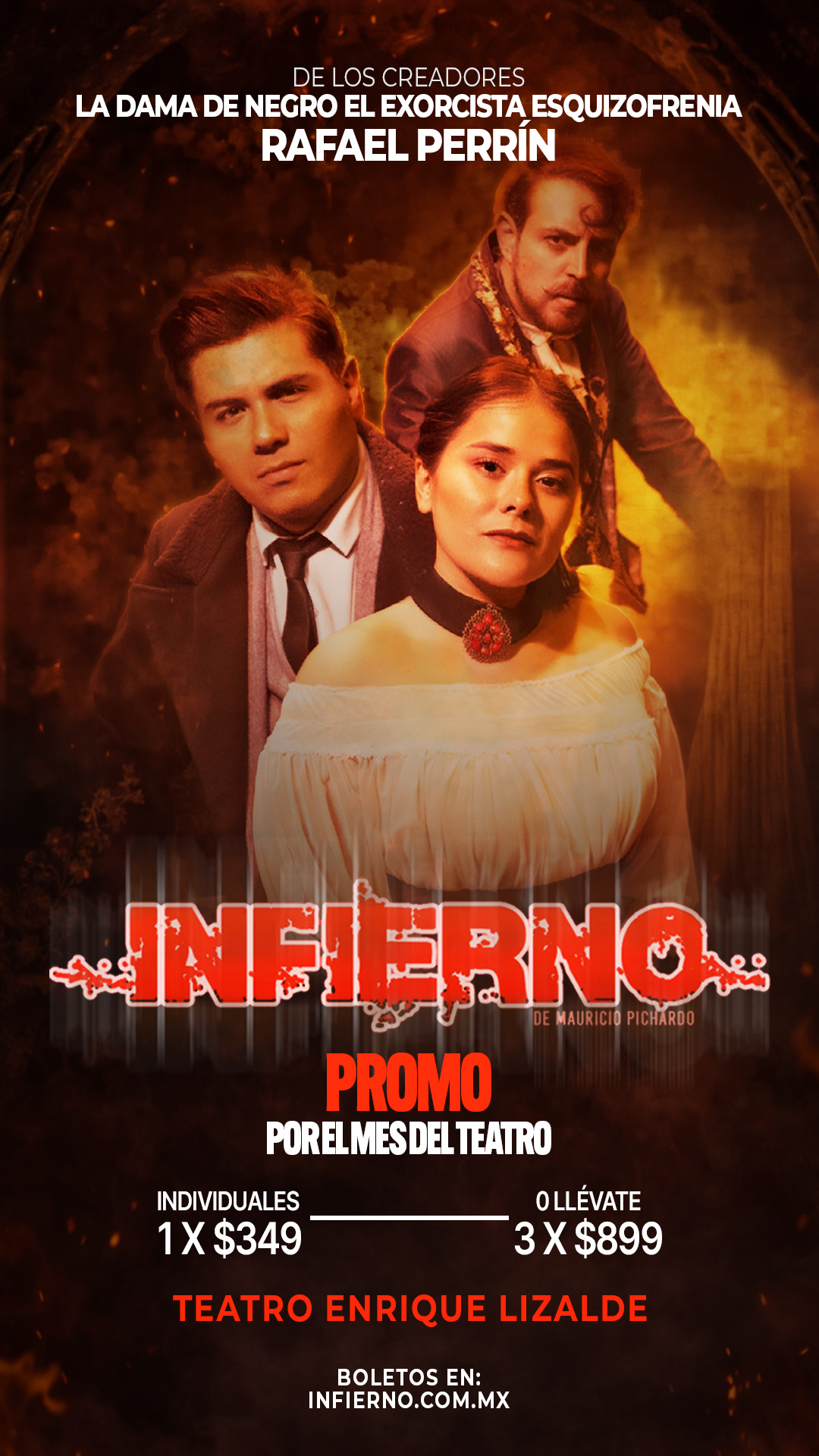 Infierno Facebook ad from Mar 24, 2026