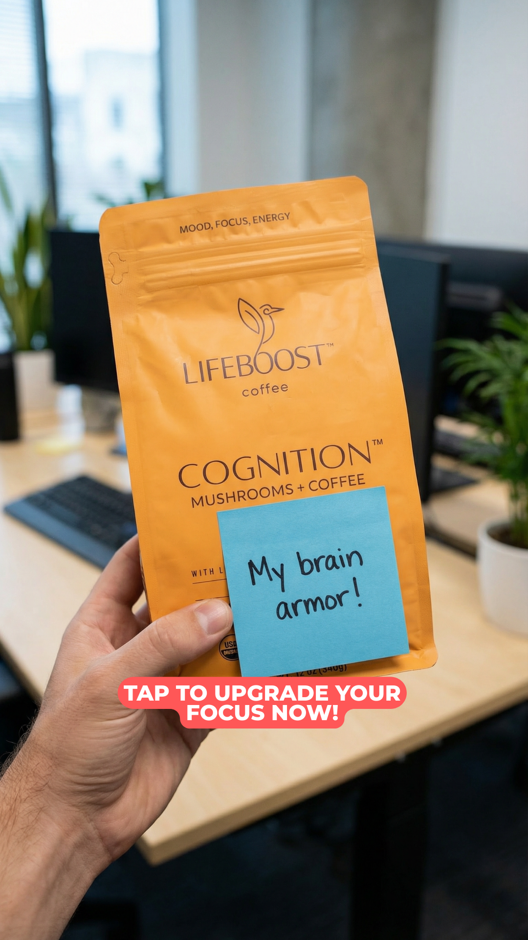 Lifeboost Coffee Facebook ad