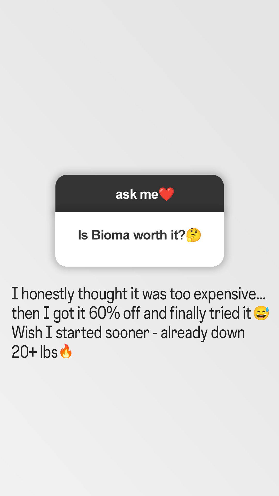 Bioma.Health Facebook ad